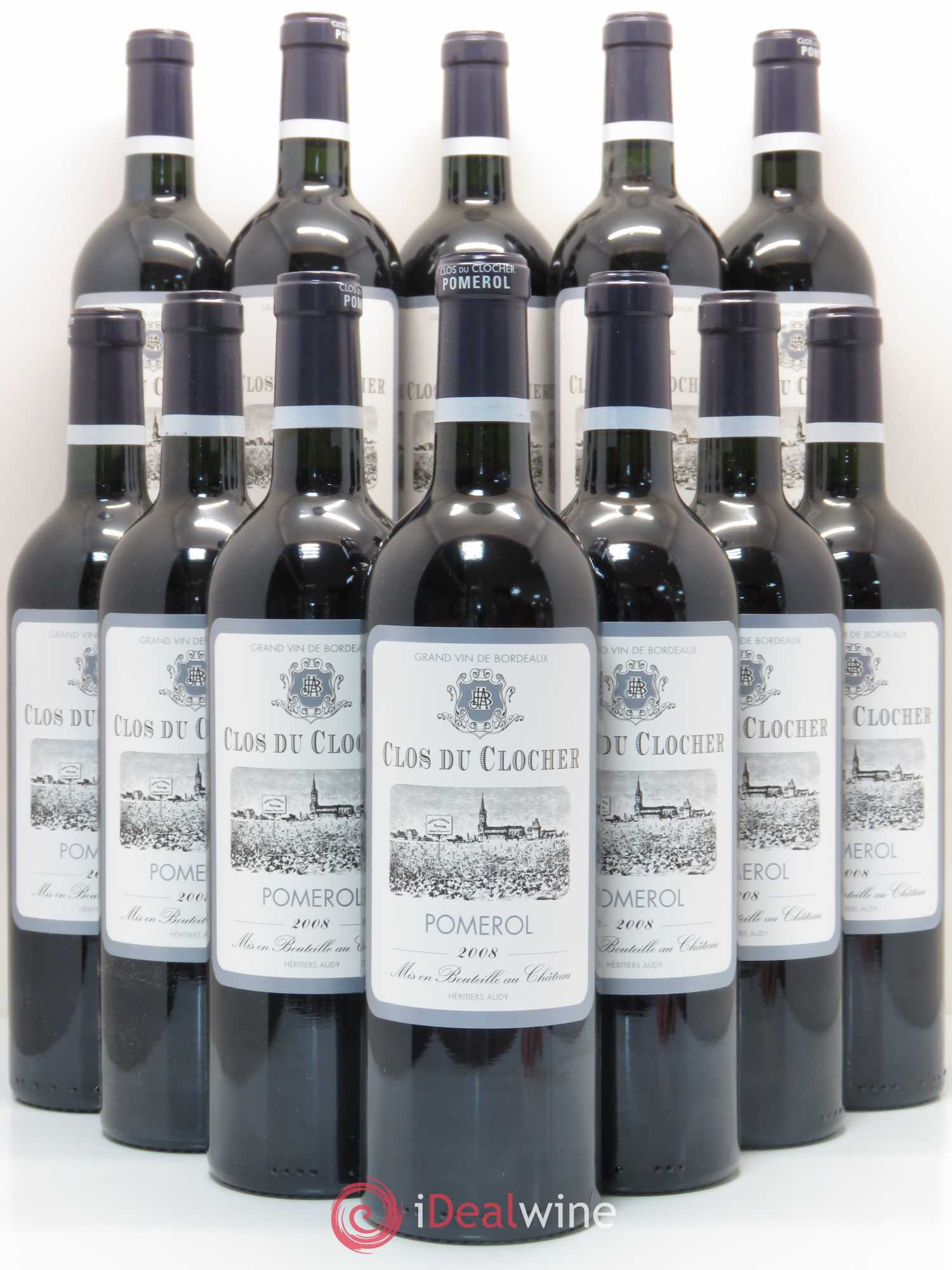 Clos du Clocher 2008 - Lot de 12 bouteilles - 0