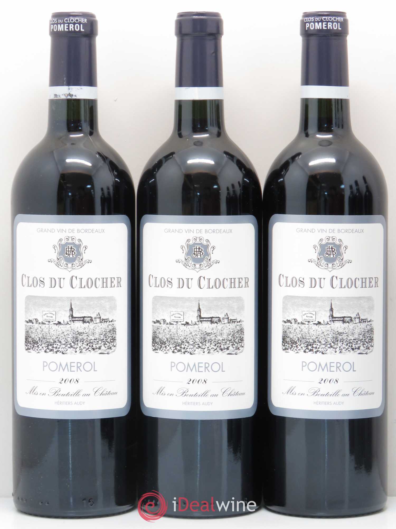 Clos du Clocher 2008 - Lot de 6 bouteilles - 1