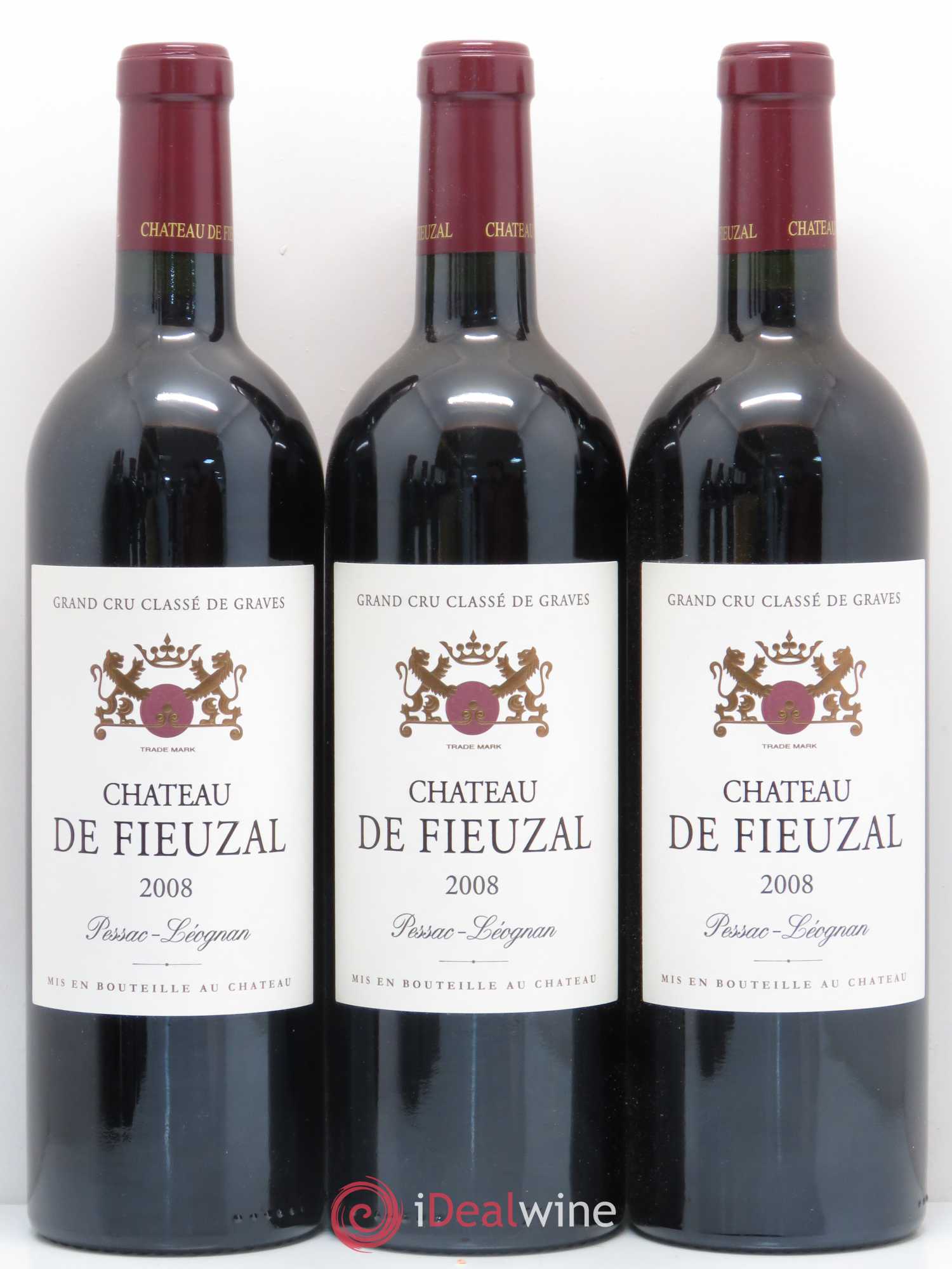 Château de Fieuzal Cru Classé de Graves 2008 - Lot de 12 bouteilles - 1