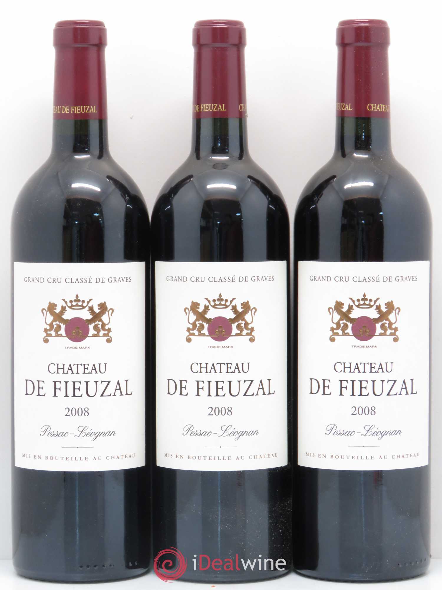 Château de Fieuzal Cru Classé de Graves 2008 - Lot de 12 bouteilles - 2