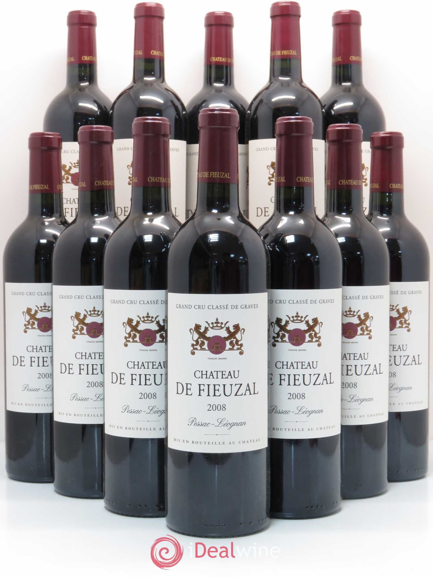 Château de Fieuzal Cru Classé de Graves 2008 - Lot de 12 bouteilles - 0