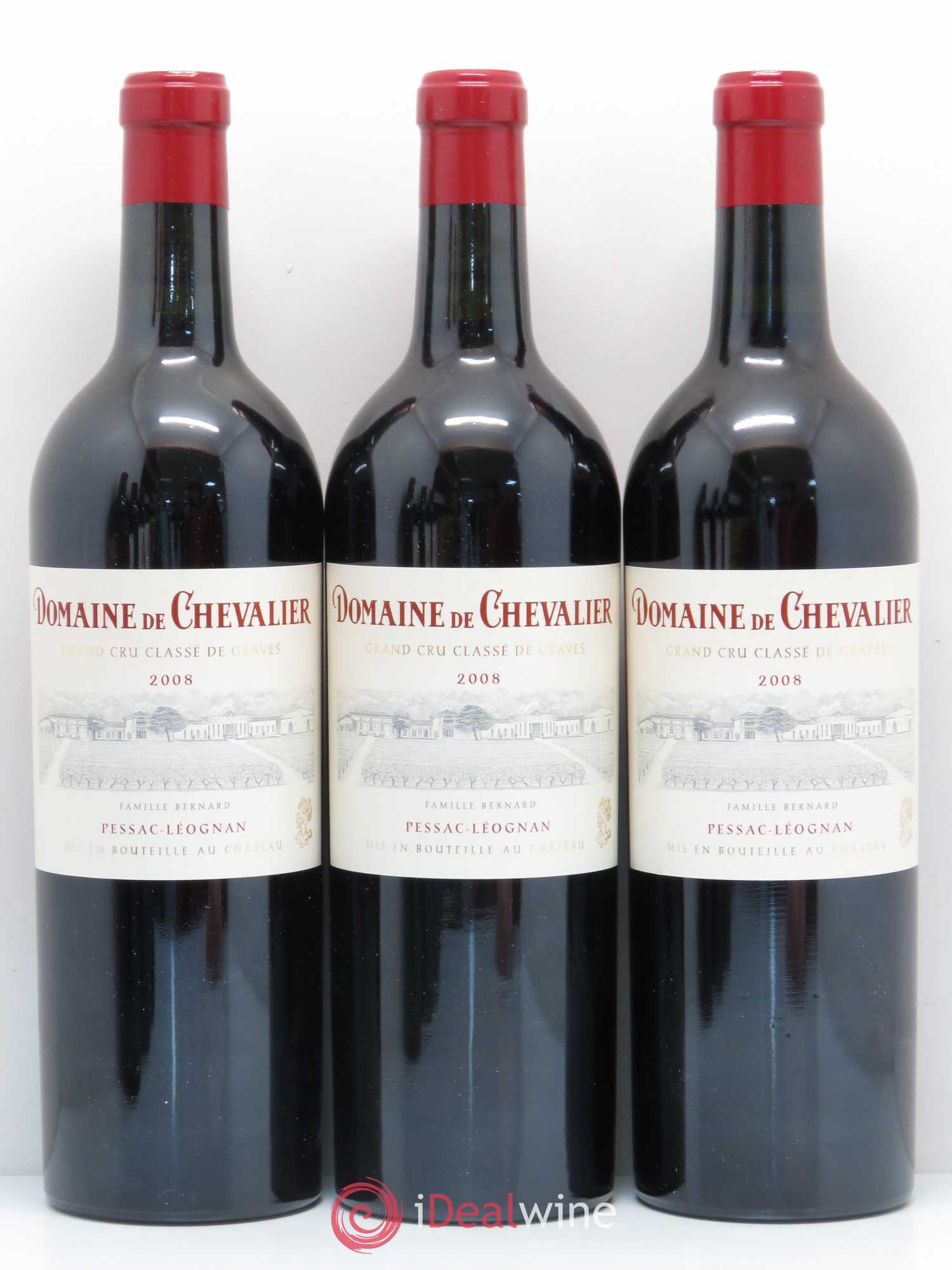 Domaine de Chevalier Cru Classé de Graves 2008 - Lot de 12 bouteilles - 1