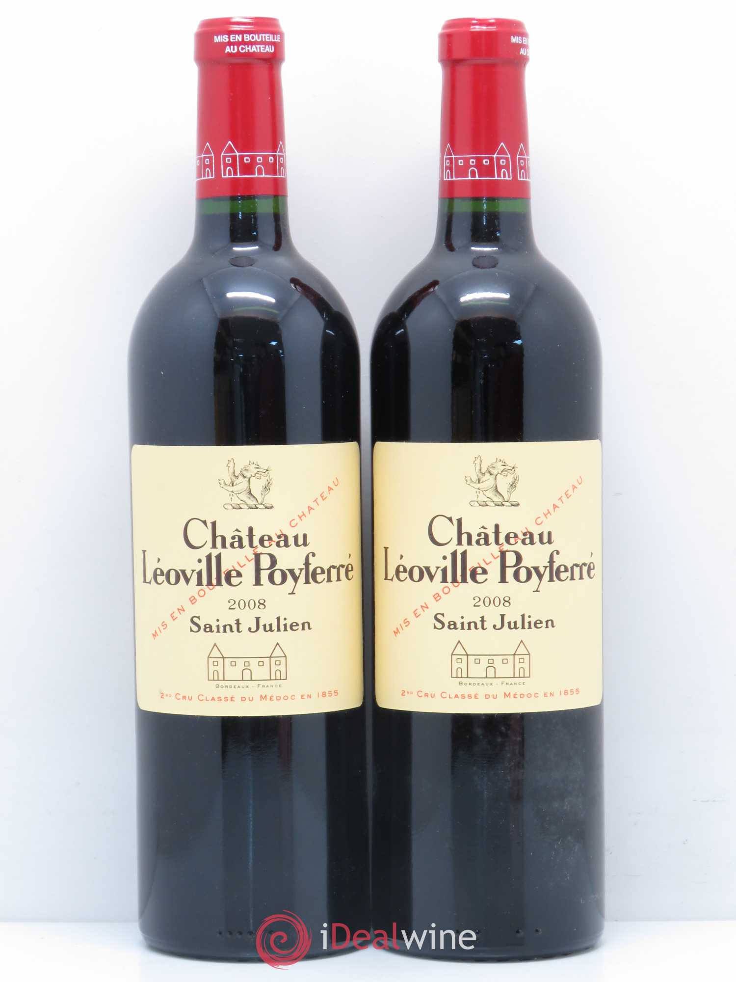 Château Léoville Poyferré 2ème Grand Cru Classé 2008 - Lot de 10 bouteilles - 3