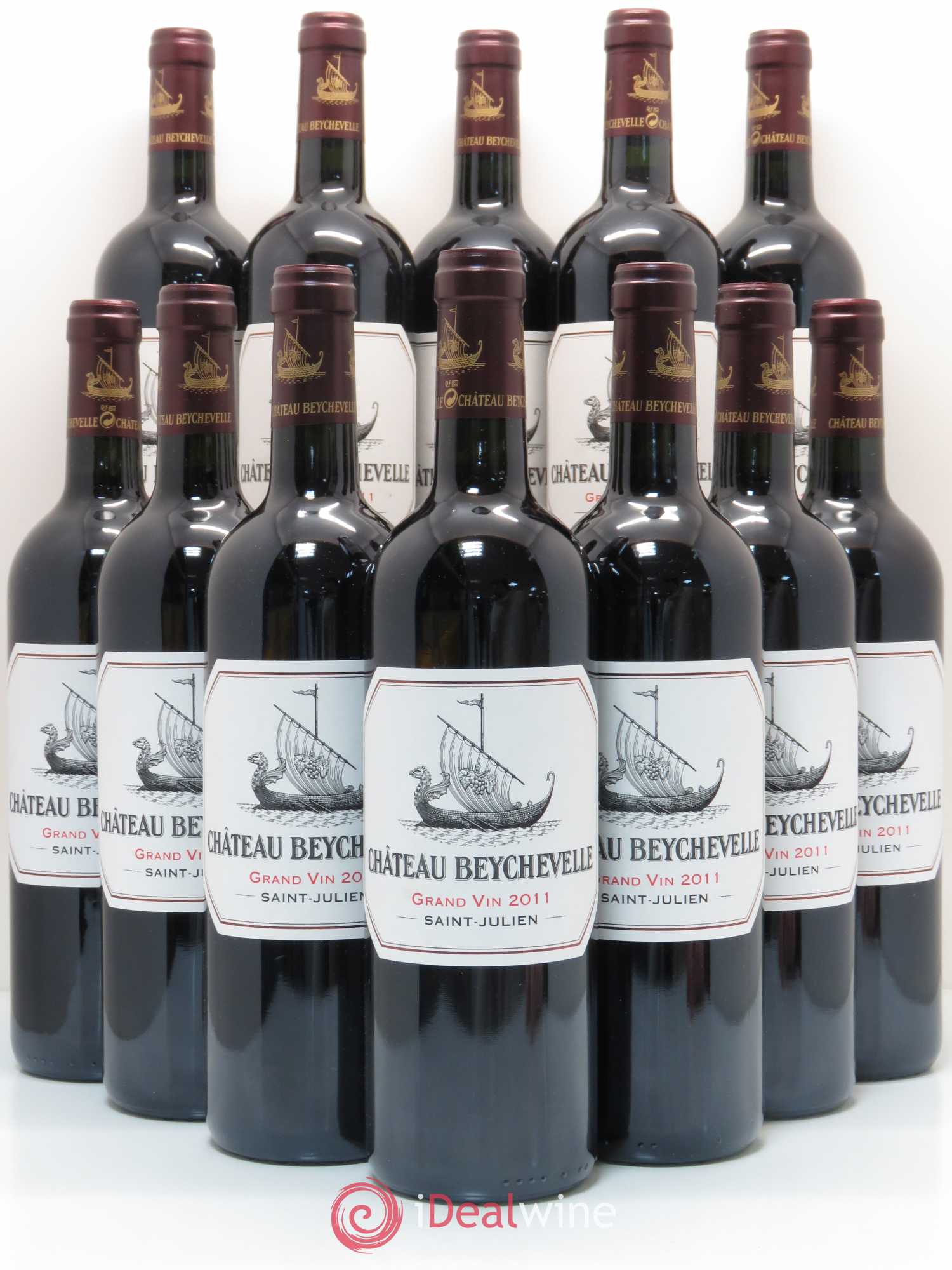 Château Beychevelle 4ème Grand Cru Classé 2011 - Lot de 12 bouteilles - 0