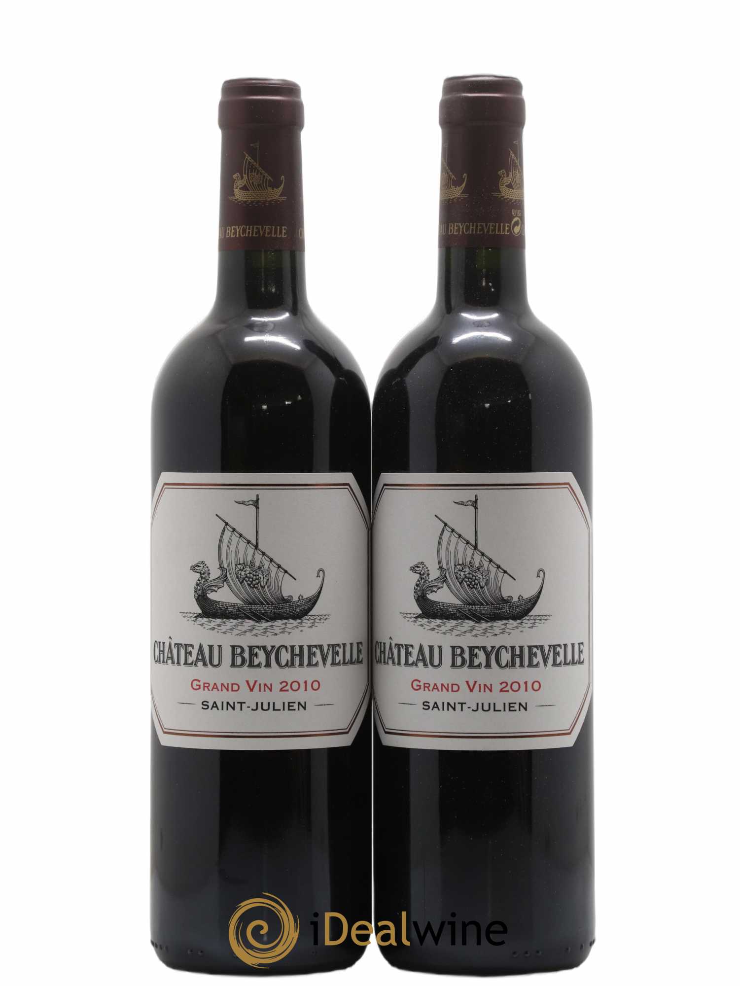 Château Beychevelle 4ème Grand Cru Classé 2010 - Lot de 2 bouteilles - 0