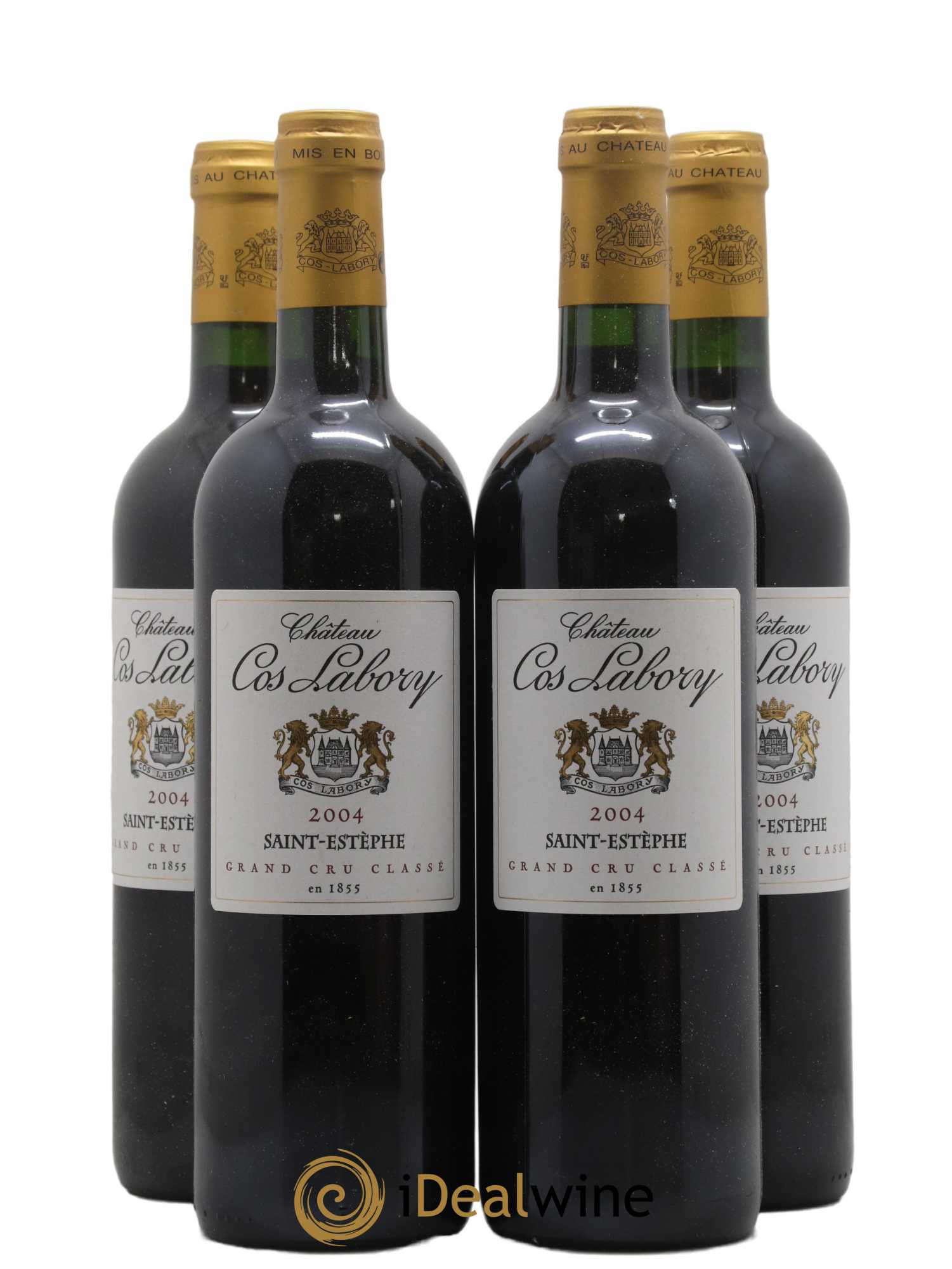 Château Cos Labory 5ème Grand Cru Classé 2004 - Lot de 4 bouteilles - 0