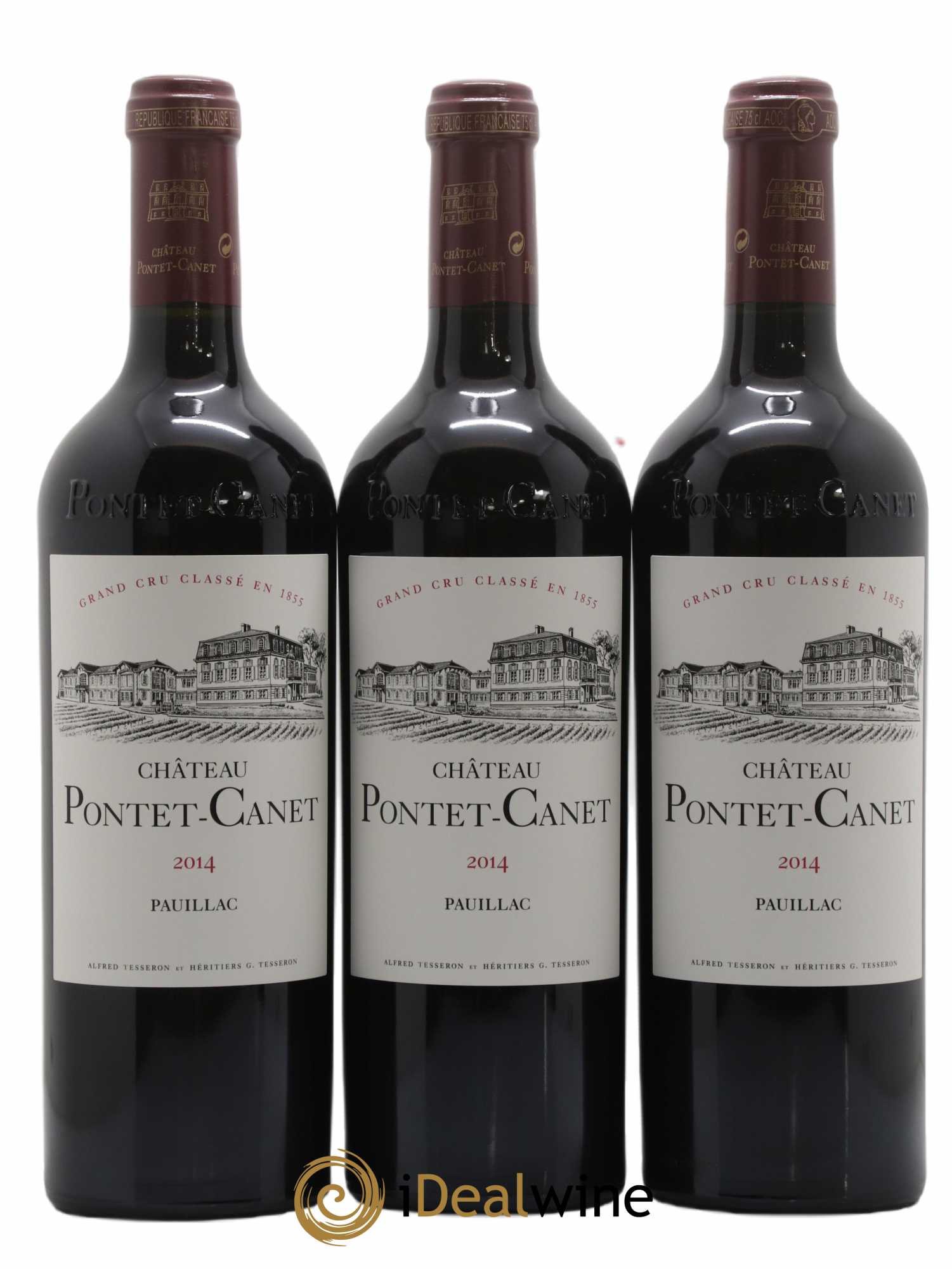 Château Pontet Canet 5ème Grand Cru Classé 2014 - Lot de 6 bouteilles - 1