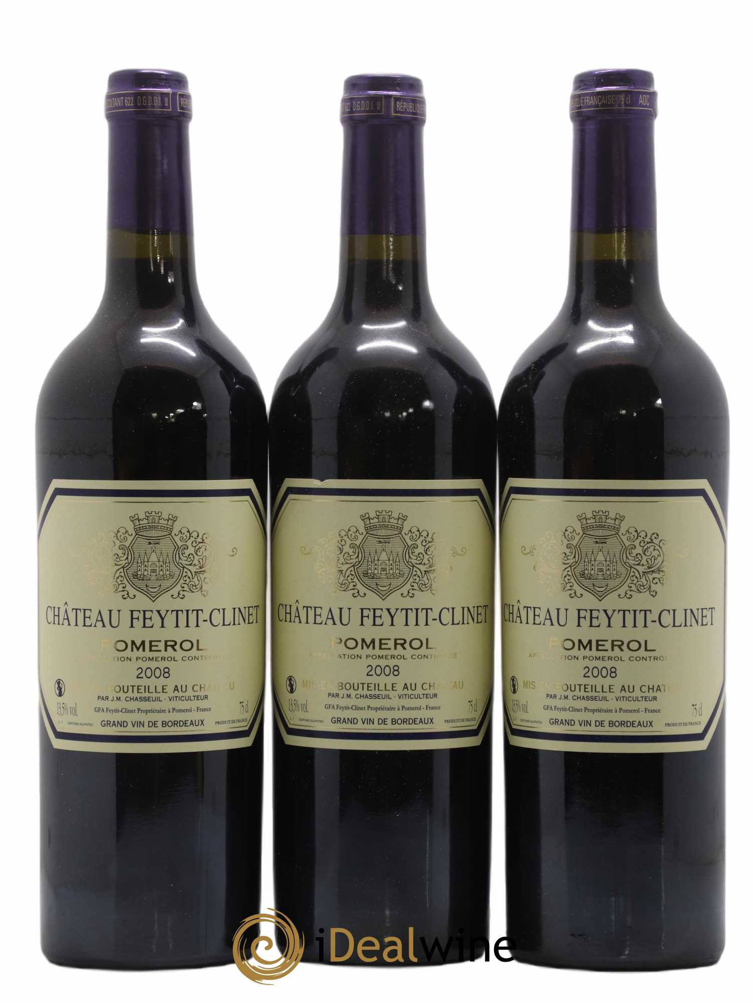 Château Feytit-Clinet 2008 - Lot de 6 bouteilles - 1