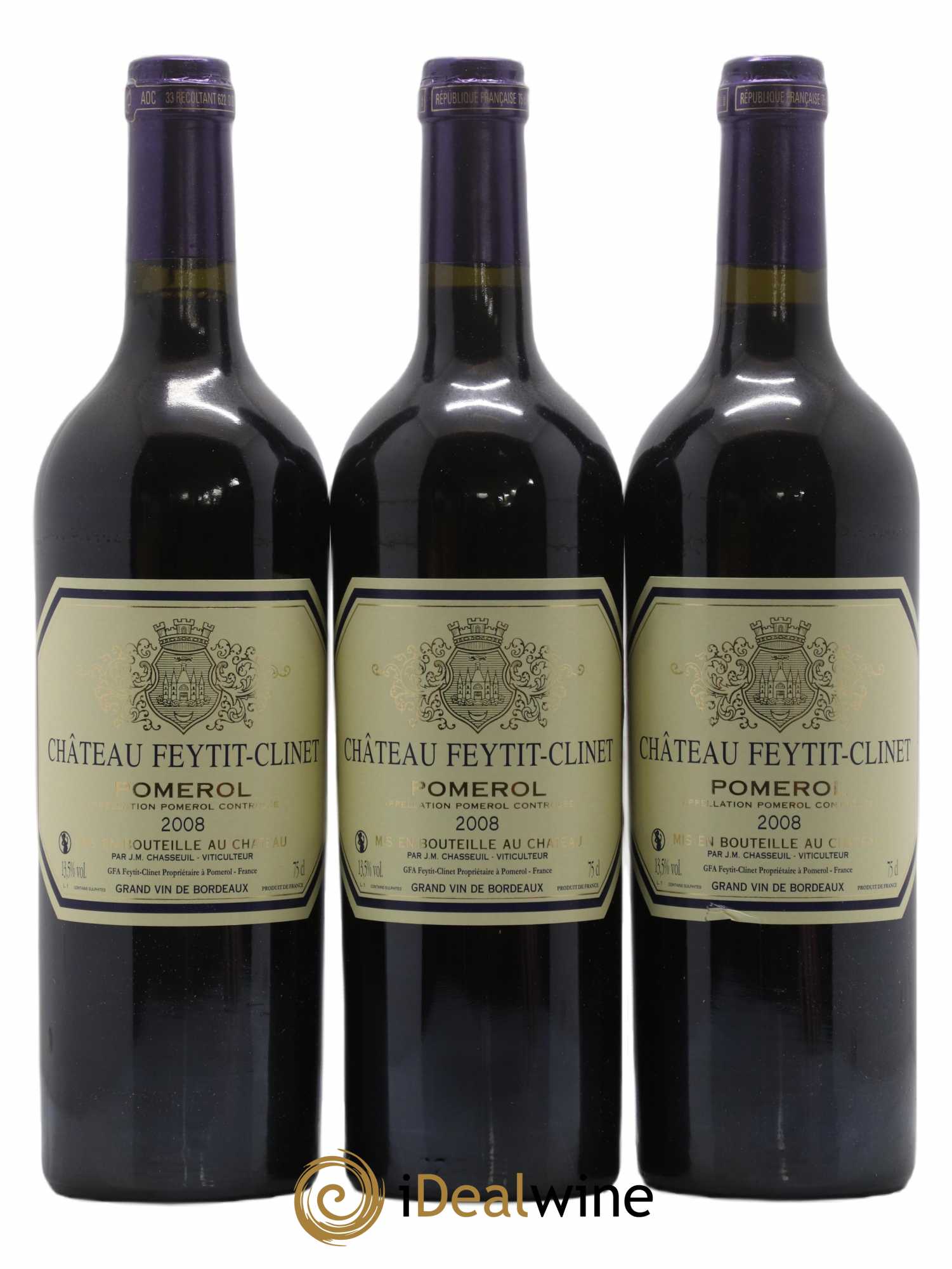 Château Feytit-Clinet 2008 - Lot de 6 bouteilles - 2
