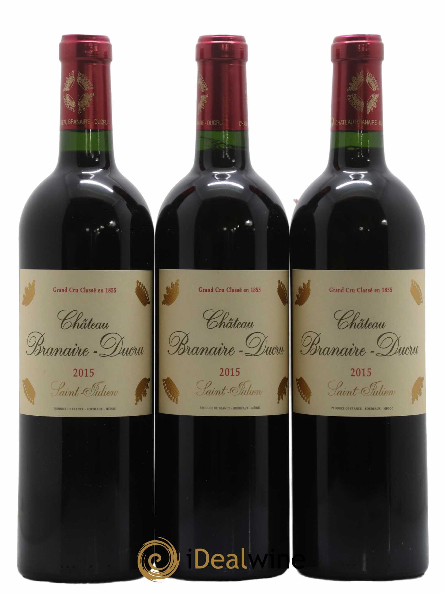 Château Branaire Ducru 4ème Grand Cru Classé 2015 - Lot de 6 bouteilles - 1