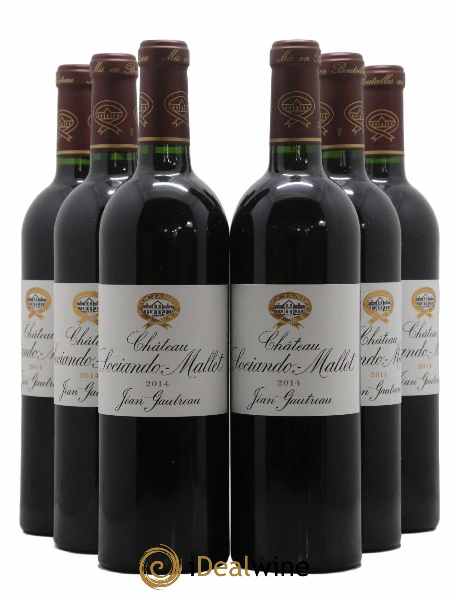 Château Sociando Mallet 2014 - Lot de 6 bouteilles - 0