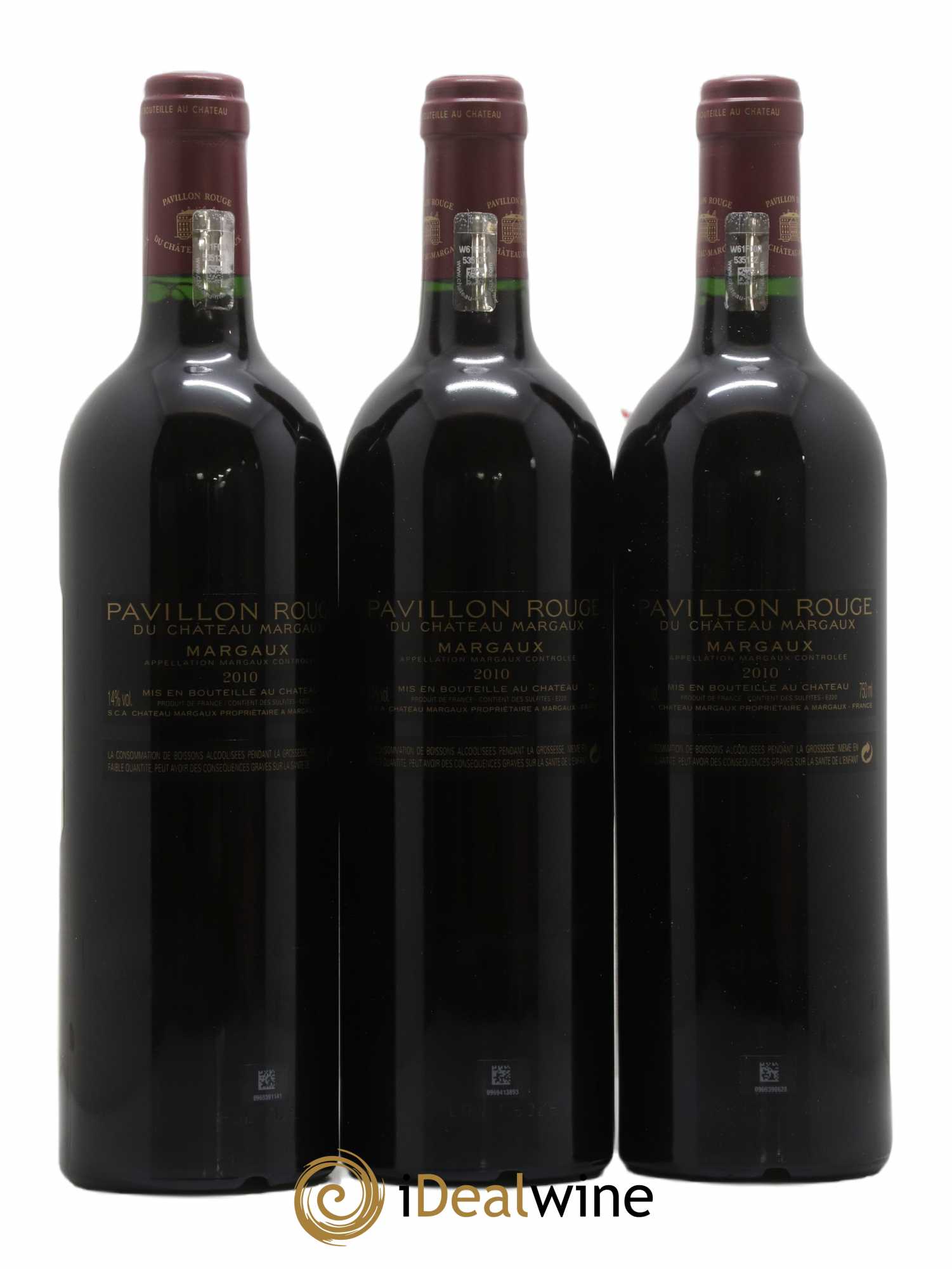 Pavillon Rouge du Château Margaux Second Vin 2010 - Lot de 6 bouteilles - 2