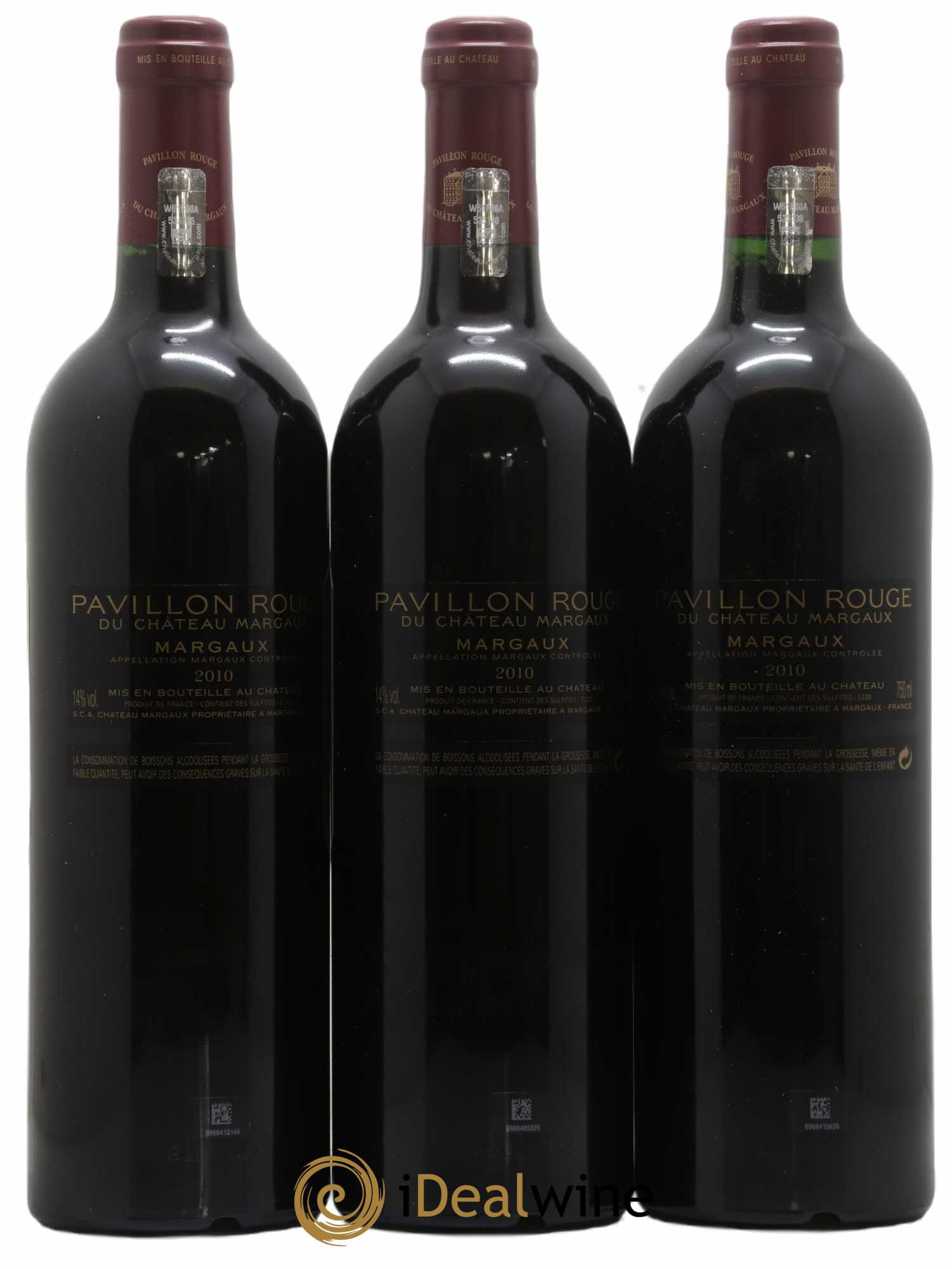 Pavillon Rouge du Château Margaux Second Vin 2010 - Lot de 6 bouteilles - 4