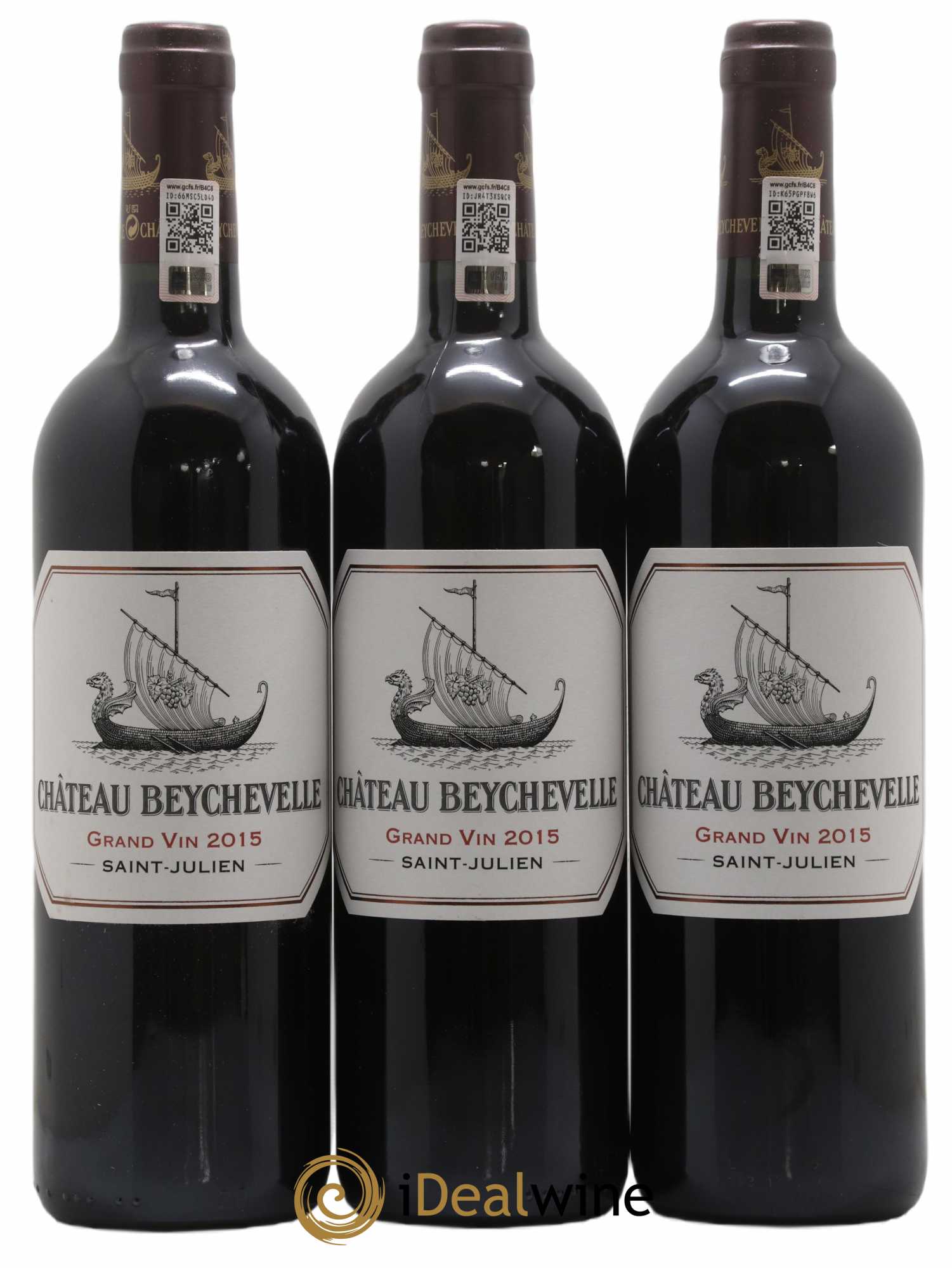 Château Beychevelle 4ème Grand Cru Classé 2015 - Lot de 6 bouteilles - 1