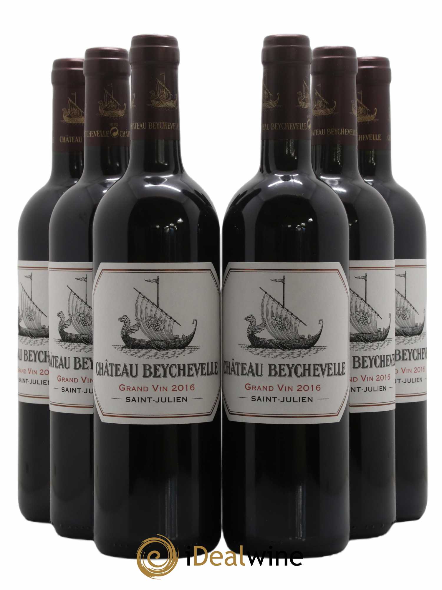 Château Beychevelle 4ème Grand Cru Classé 2016 - Lot de 6 bouteilles - 0