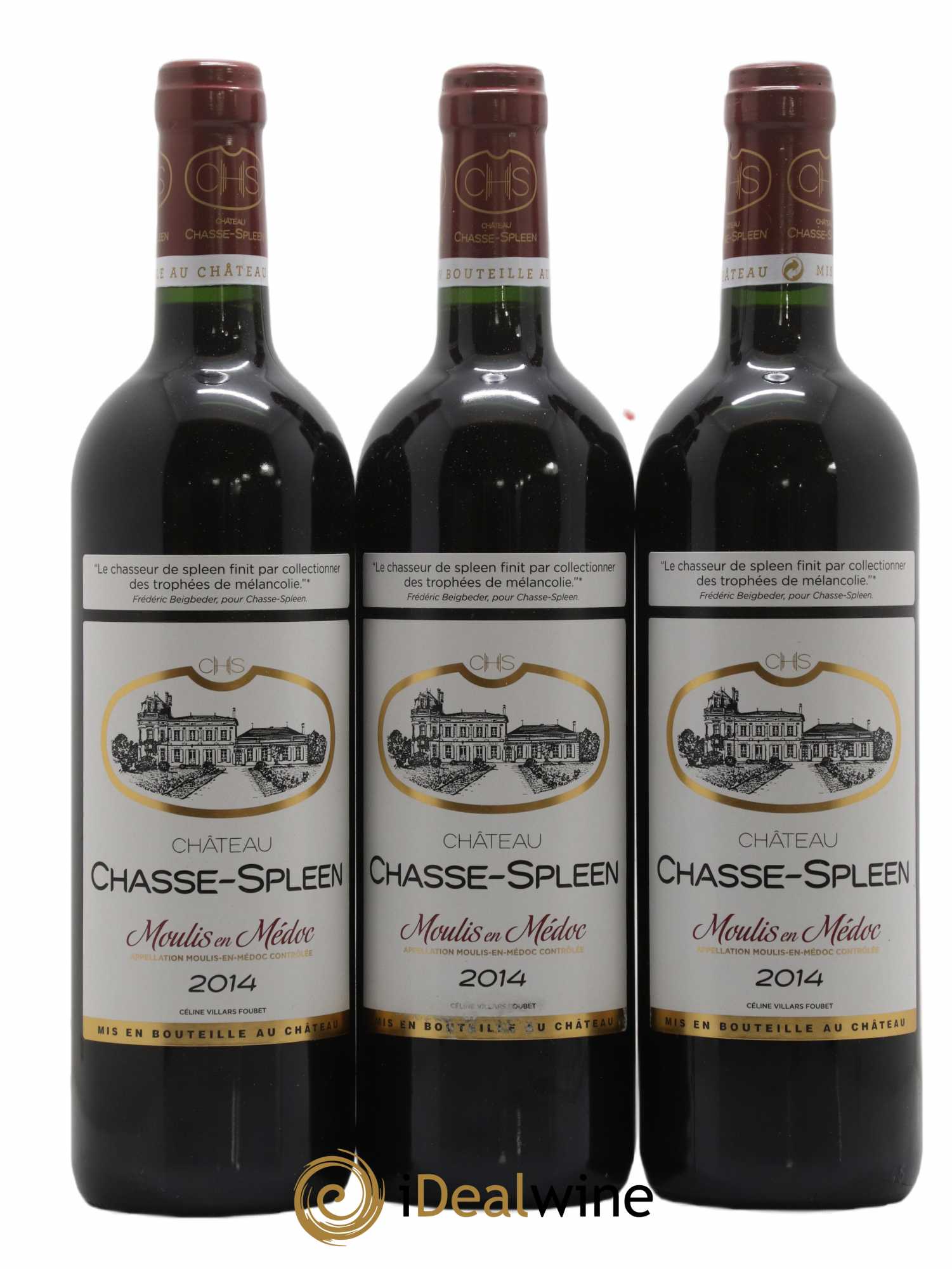 Château Chasse Spleen 2014 - Lot de 12 bouteilles - 1