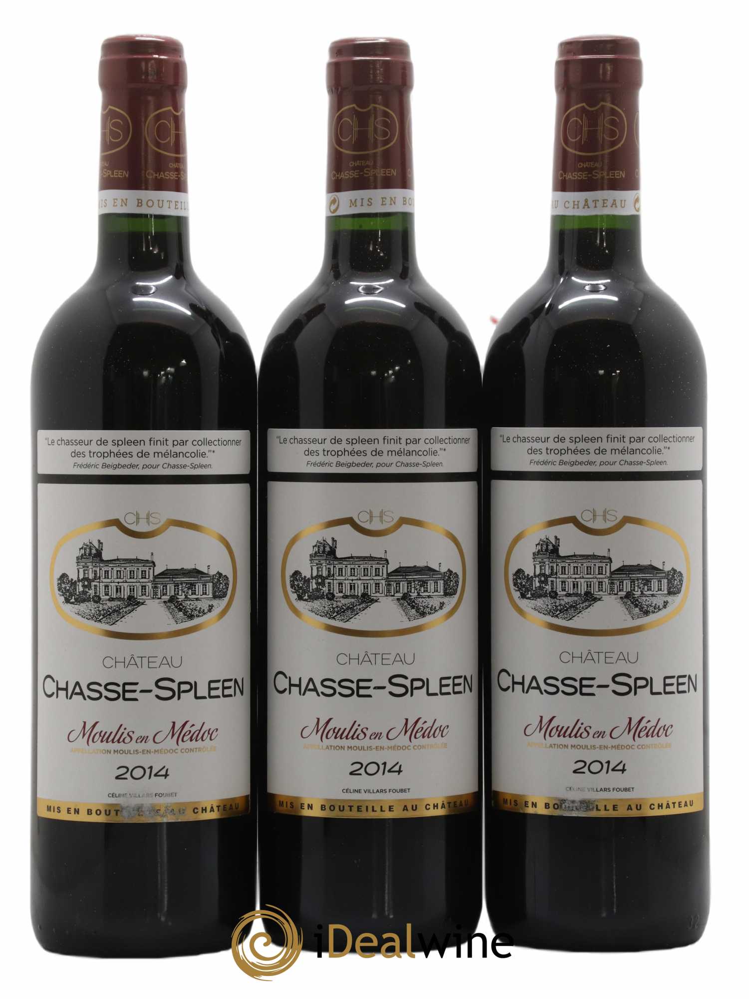 Château Chasse Spleen 2014 - Lot de 12 bouteilles - 2