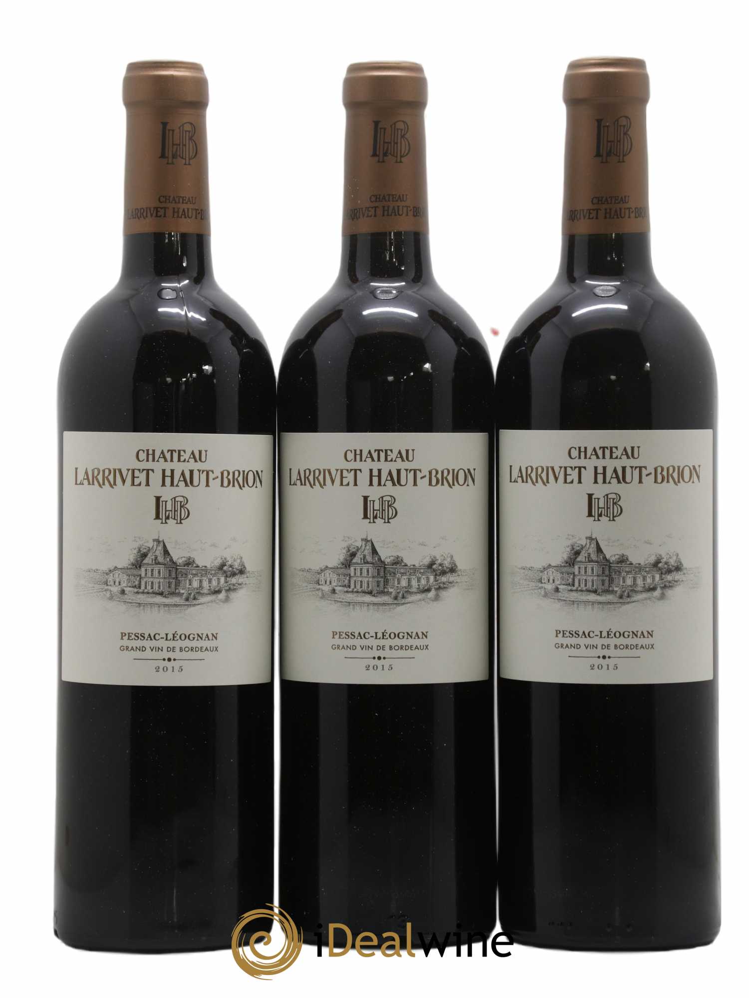 Château Larrivet Haut-Brion 2015 - Lot de 6 bouteilles - 1