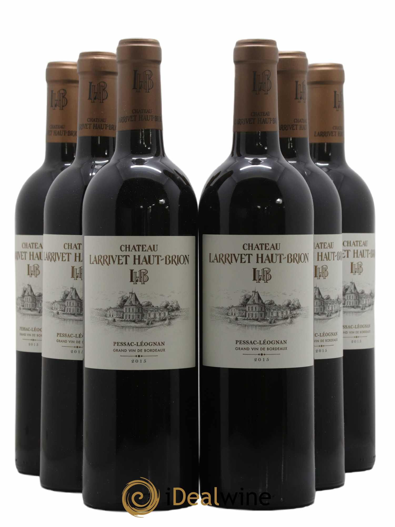 Château Larrivet Haut-Brion 2015 - Lot de 6 bouteilles - 0