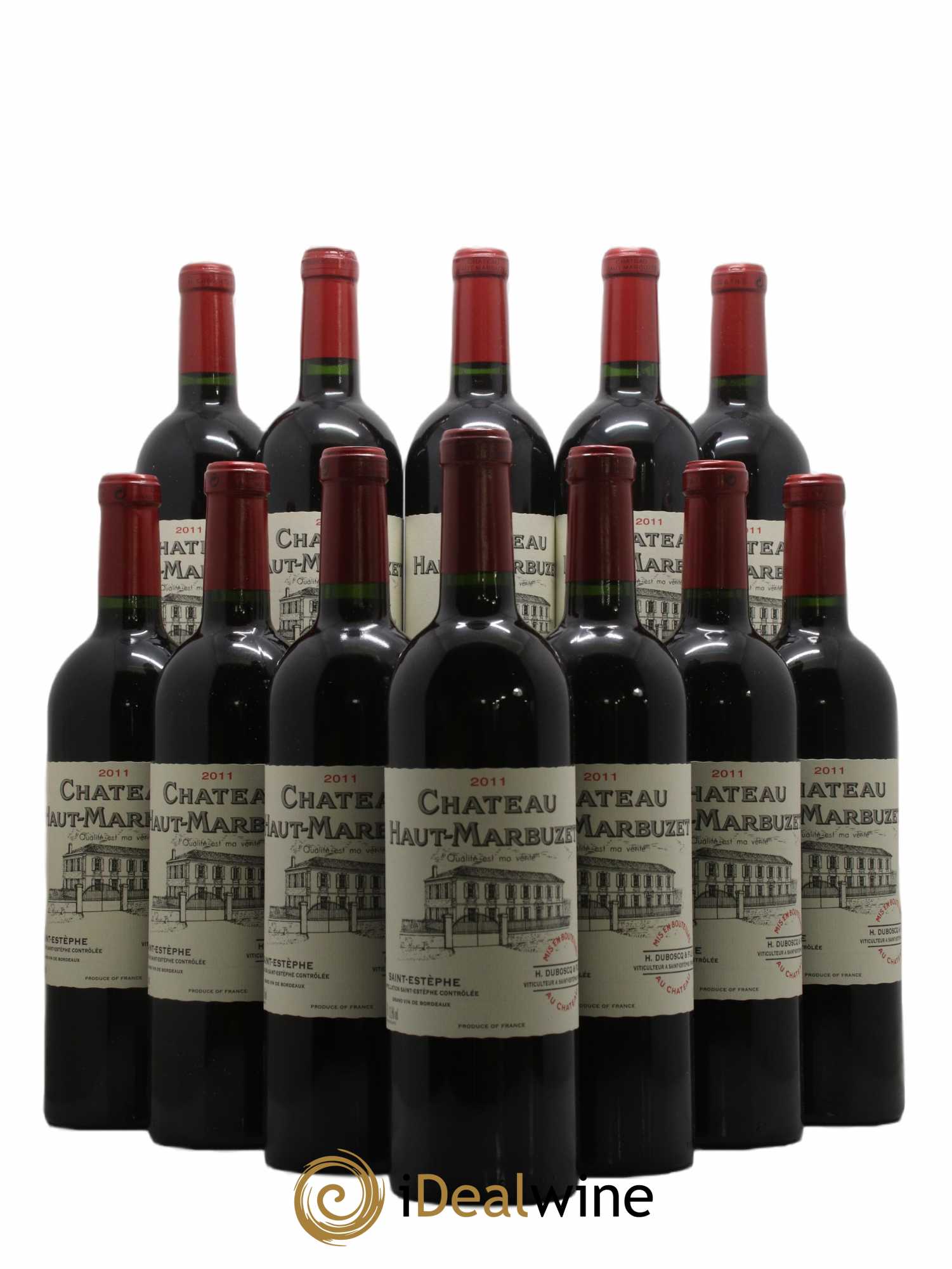 Château Haut Marbuzet 2011 - Lot de 12 bouteilles - 0