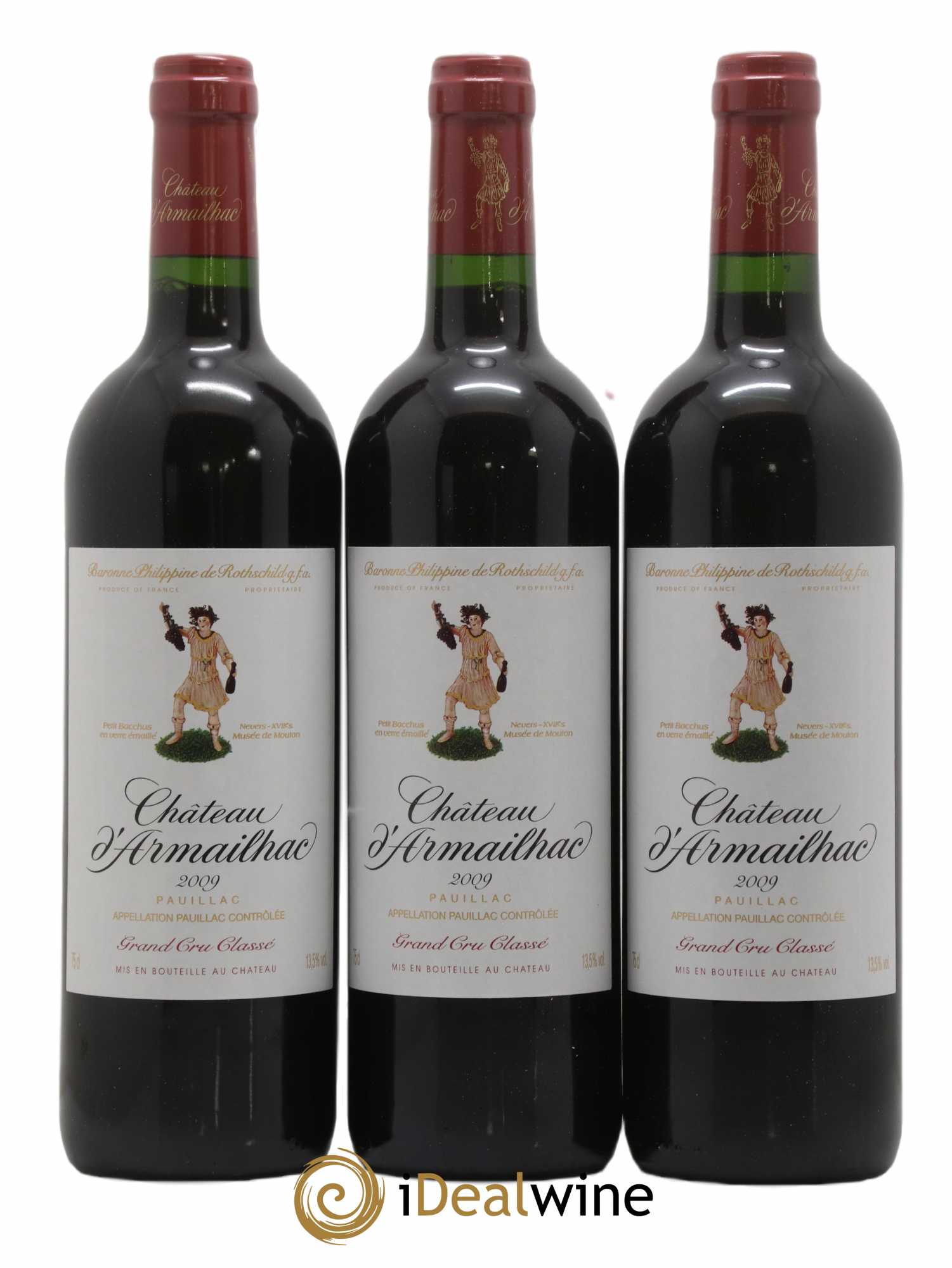Château d' Armailhac - Mouton Baron(ne) Philippe 5ème Grand Cru Classé 2009 - Lotto di 12 bottiglie - 2