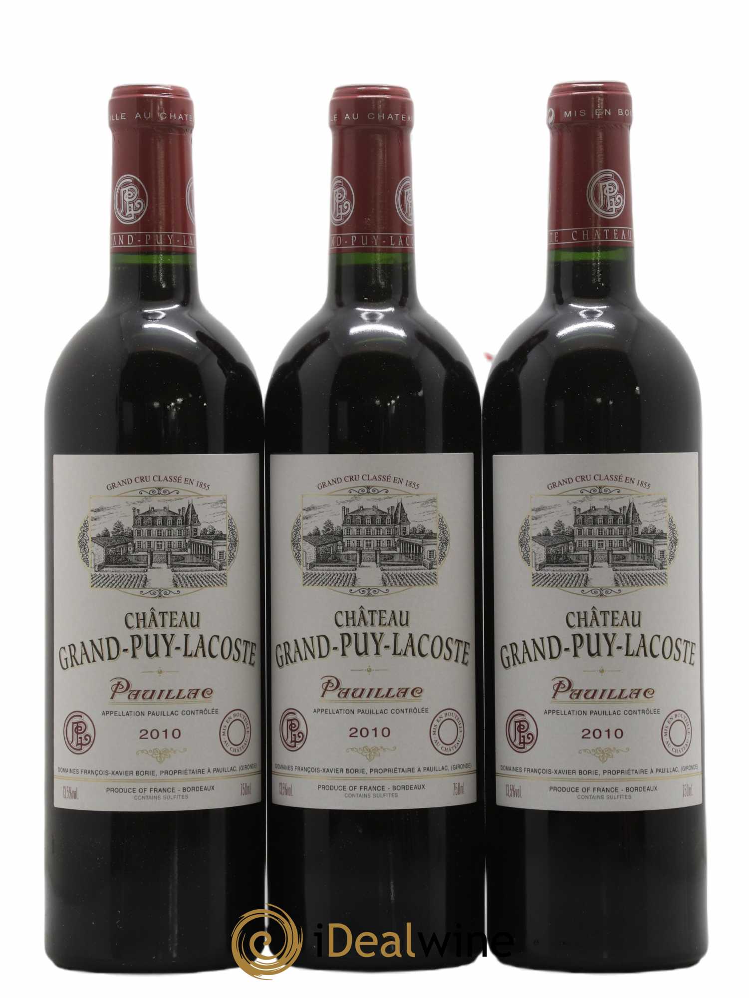 Château Grand Puy Lacoste 5ème Grand Cru Classé 2010 - Lot de 12 bouteilles - 4