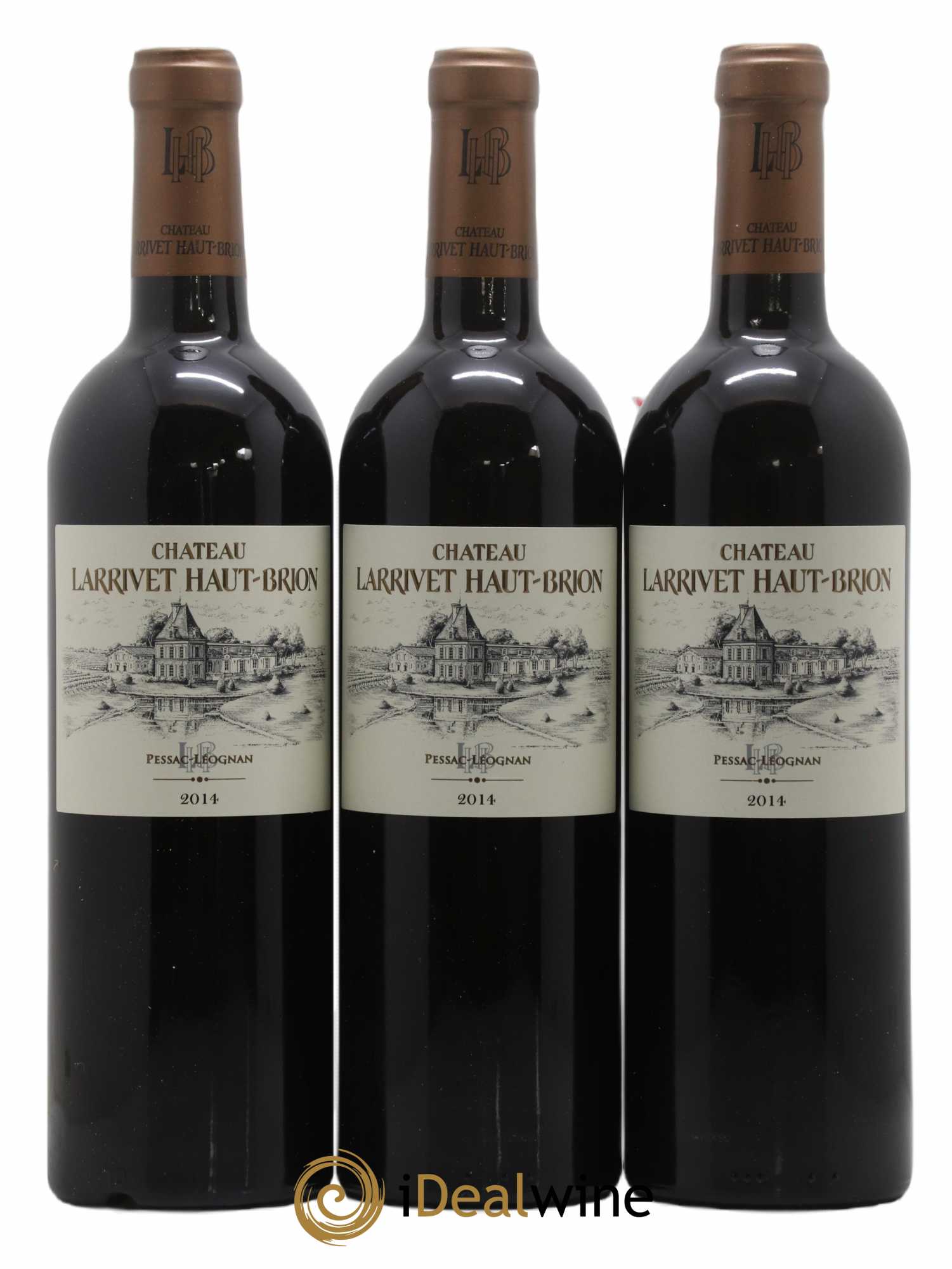 Château Larrivet Haut-Brion 2014 - Lot de 12 bouteilles - 1