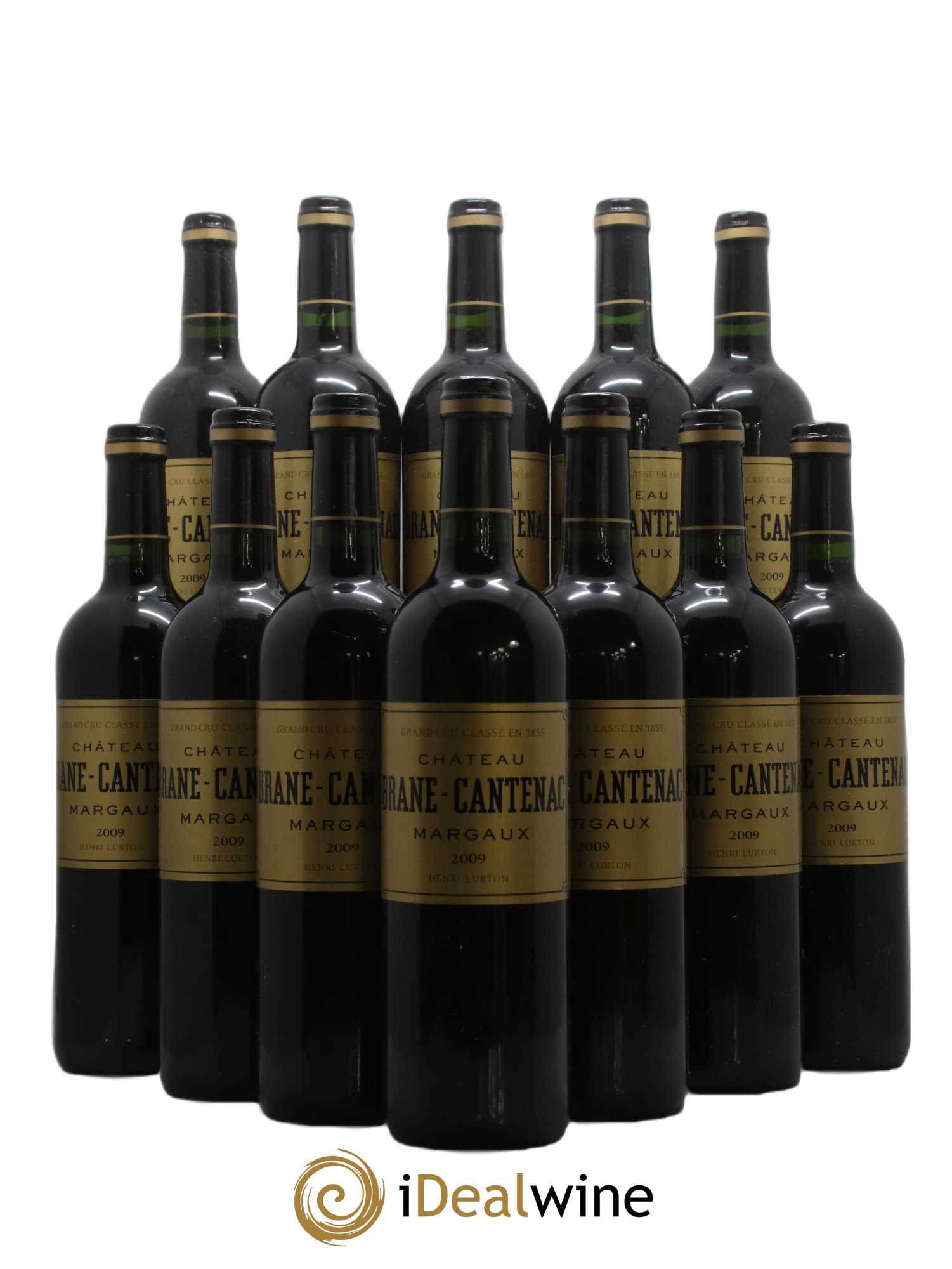 Château Brane Cantenac 2ème Grand Cru Classé 2009 - Lot de 12 bouteilles - 0