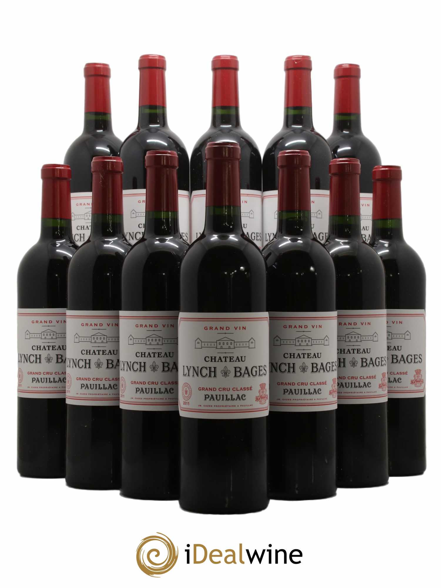 Château Lynch Bages 5ème Grand Cru Classé 2011 - Lot de 12 bouteilles - 0