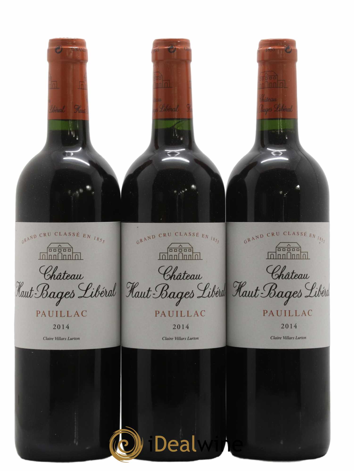 Château Haut Bages Libéral 5ème Grand Cru Classé 2014 - Lot de 12 bouteilles - 1