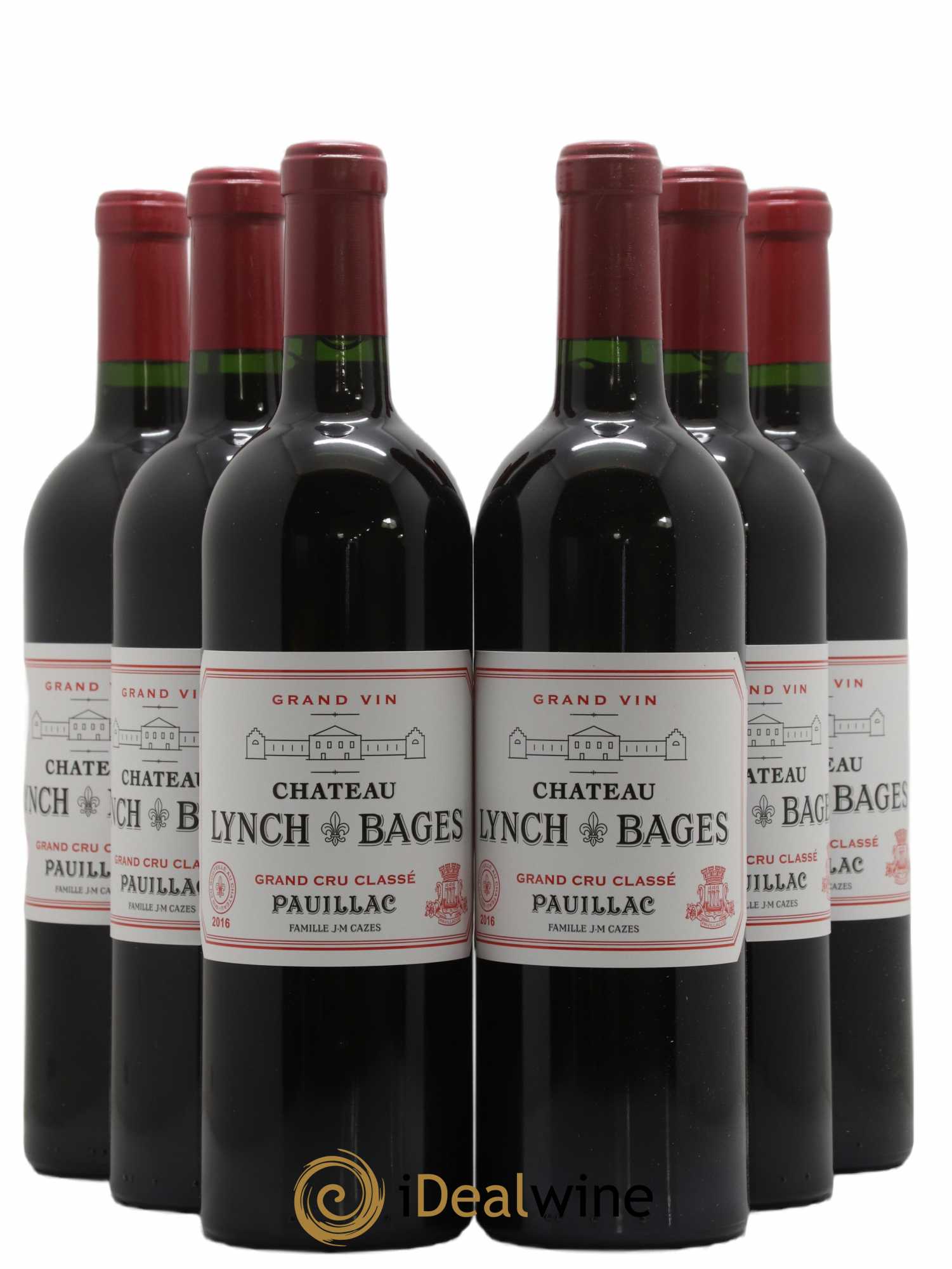 Château Lynch Bages 5ème Grand Cru Classé 2016 - Lot de 6 bouteilles - 0