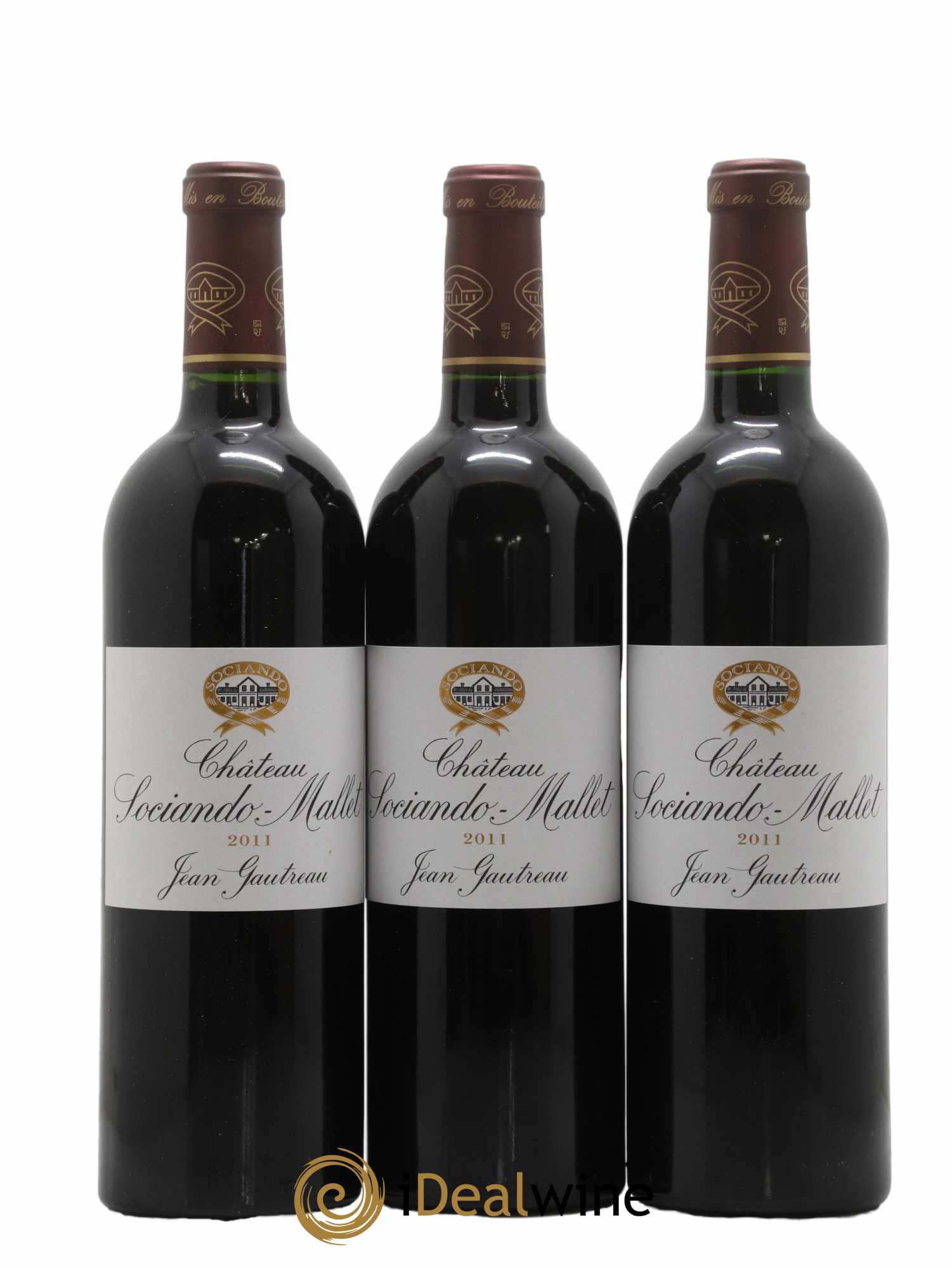 Château Sociando Mallet 2011 - Lot de 12 bouteilles - 1