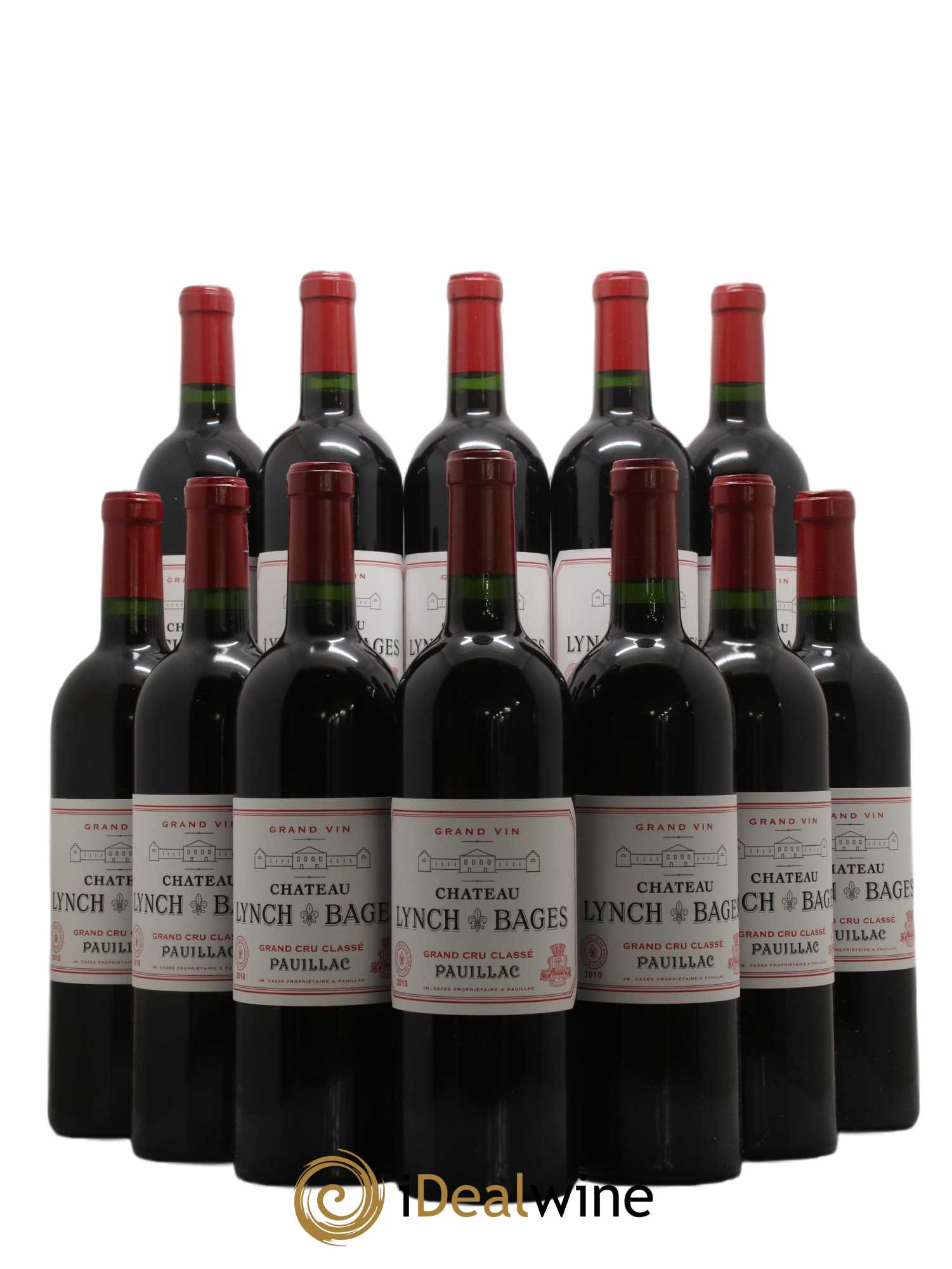 Château Lynch Bages 5ème Grand Cru Classé 2010 - Lot de 12 bouteilles - 0