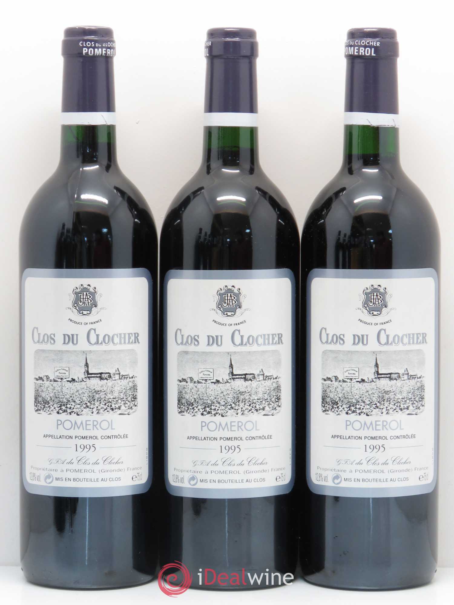Clos du Clocher 1995 - Lot de 12 bouteilles - 1