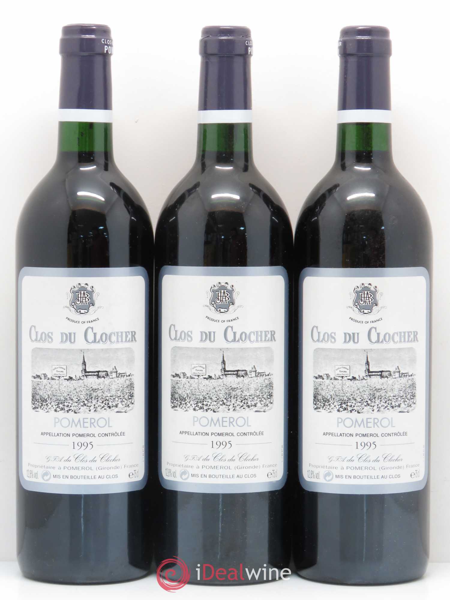 Clos du Clocher 1995 - Lot de 12 bouteilles - 2