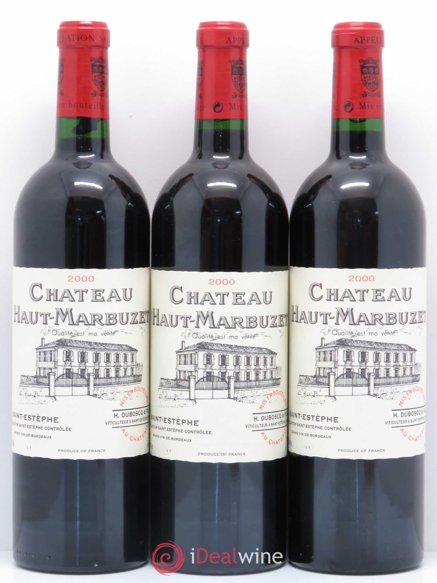 Château Haut Marbuzet 2000 - Lot de 12 bouteilles - 4