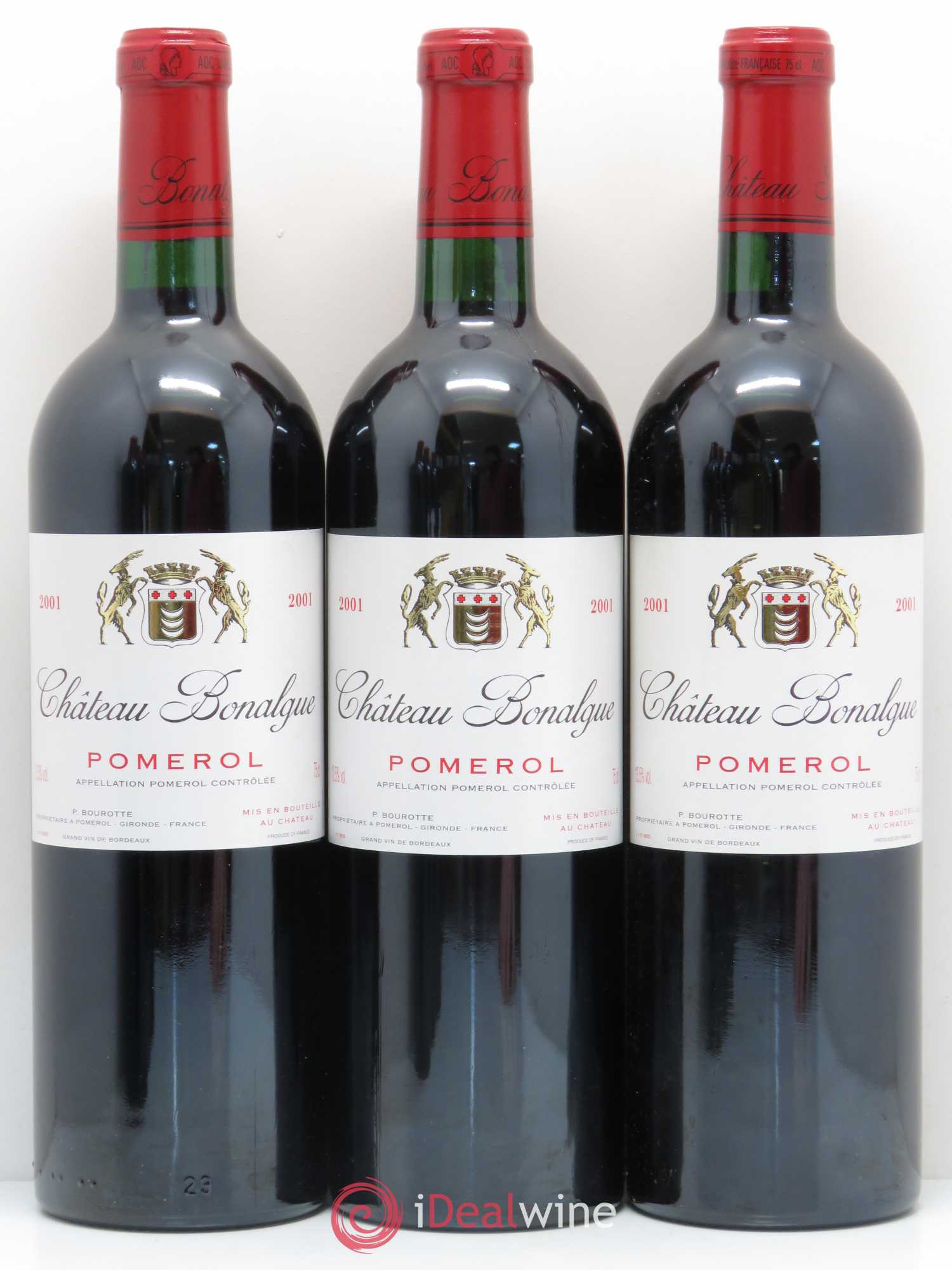 Château Bonalgue 2001 - Lot de 12 bouteilles - 1