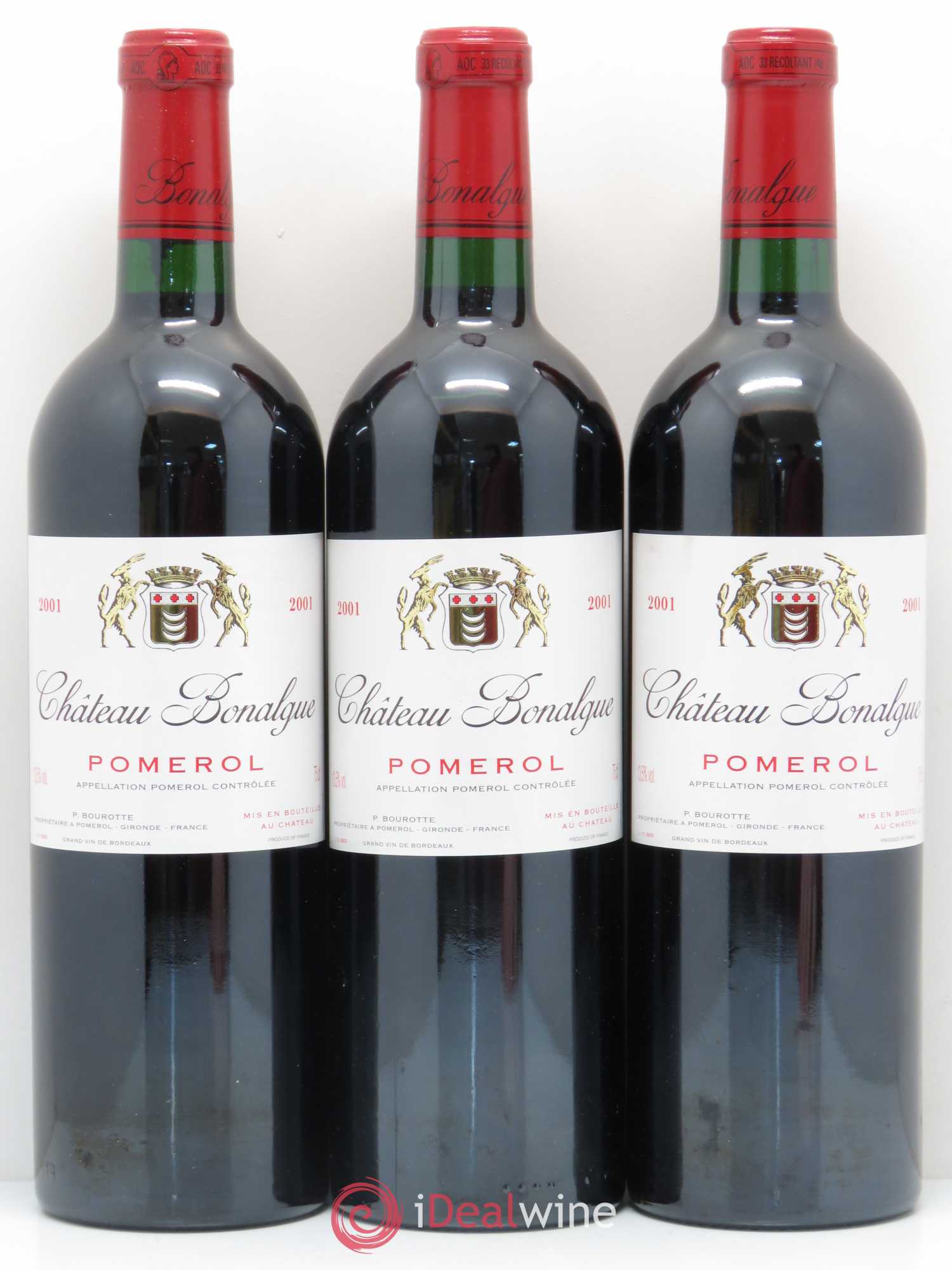 Château Bonalgue 2001 - Lot de 12 bouteilles - 2