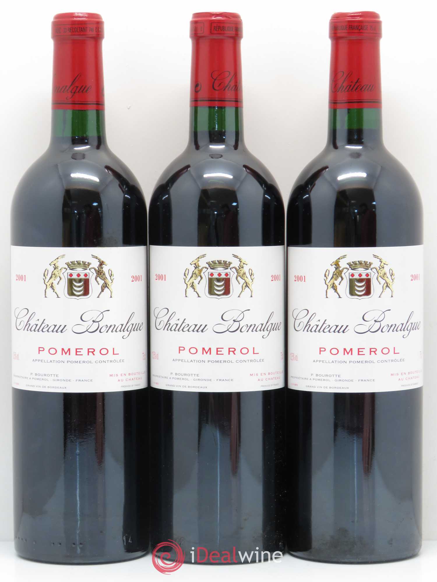 Château Bonalgue 2001 - Lot de 12 bouteilles - 4