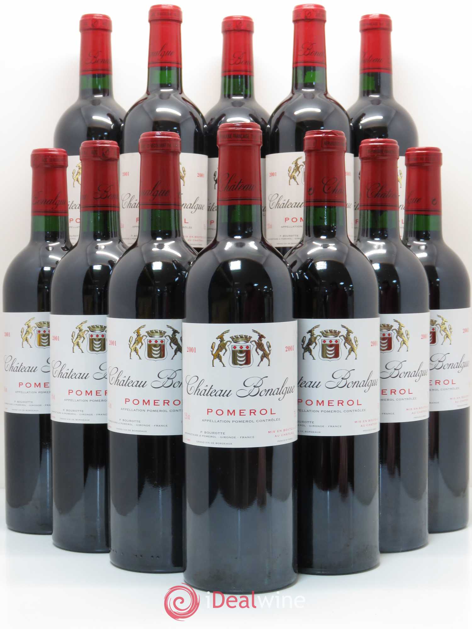 Château Bonalgue 2001 - Lot de 12 bouteilles - 0