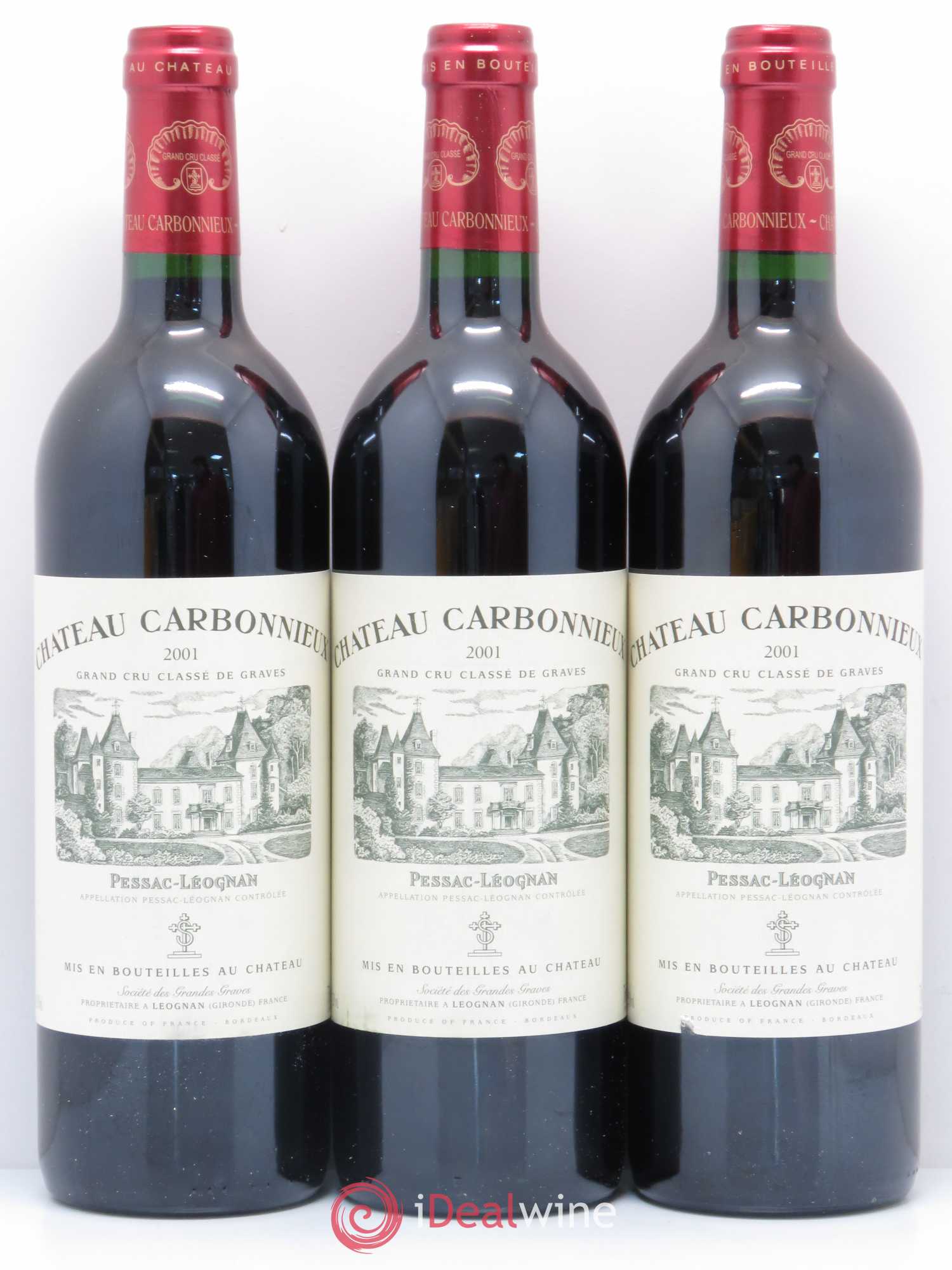 Château Carbonnieux Cru Classé de Graves 2001 - Lot de 12 bouteilles - 4