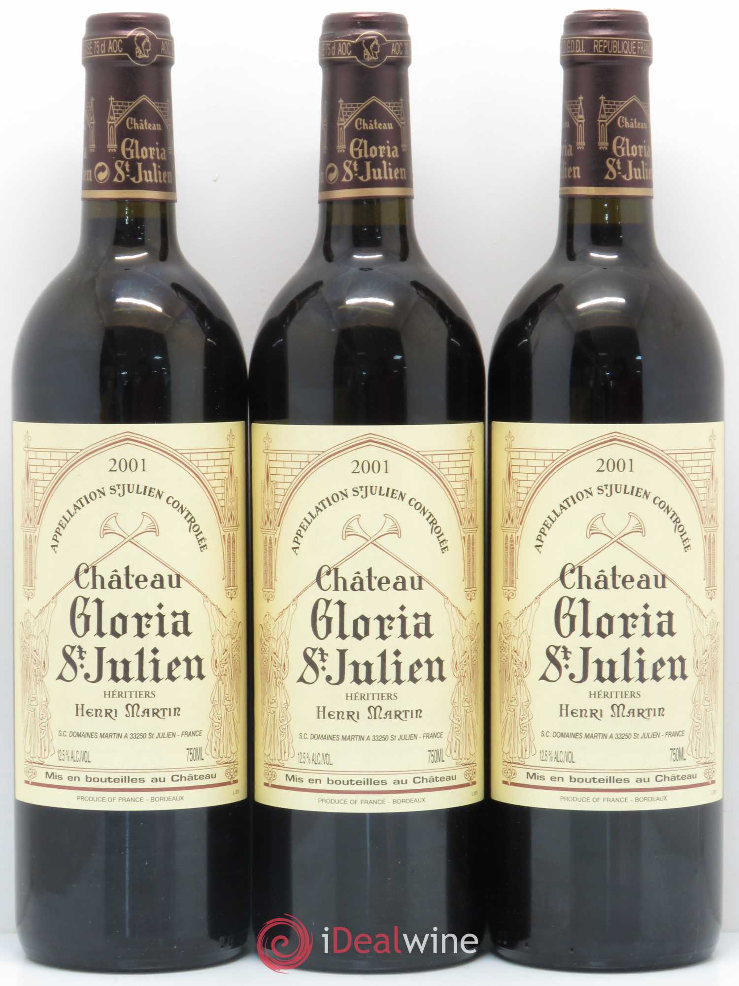 Château Gloria 2001 - Lot de 12 bouteilles - 4