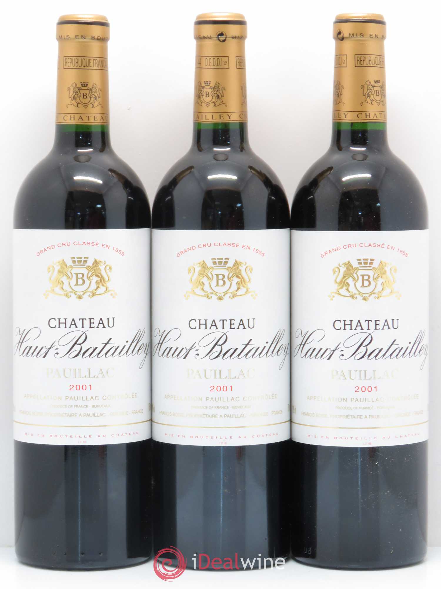 Château Haut Batailley 5ème Grand Cru Classé 2001 - Lot de 12 bouteilles - 3