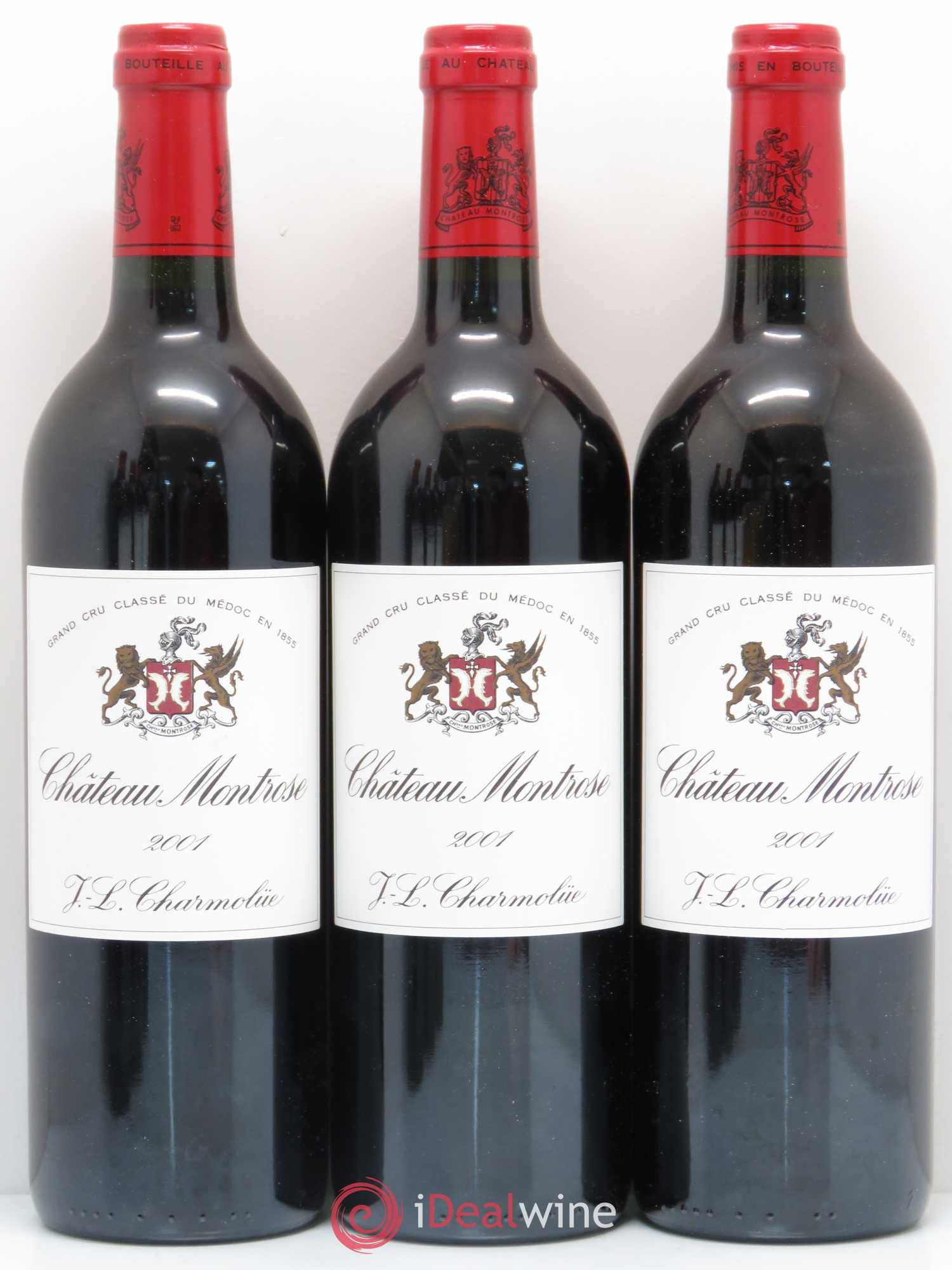 Château Montrose 2ème Grand Cru Classé 2001 - Lot de 12 bouteilles - 1