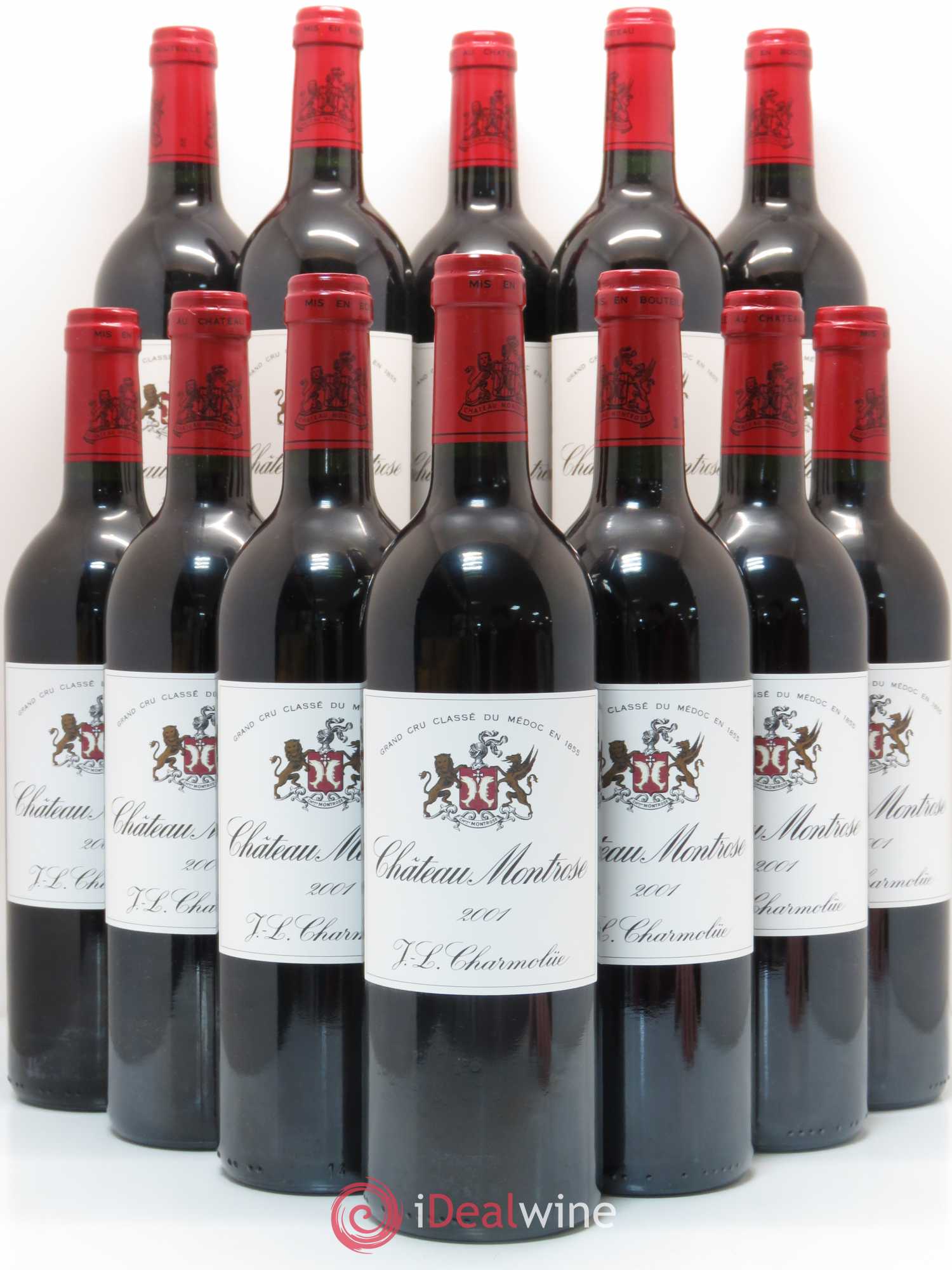 Château Montrose 2ème Grand Cru Classé 2001 - Lot de 12 bouteilles - 0