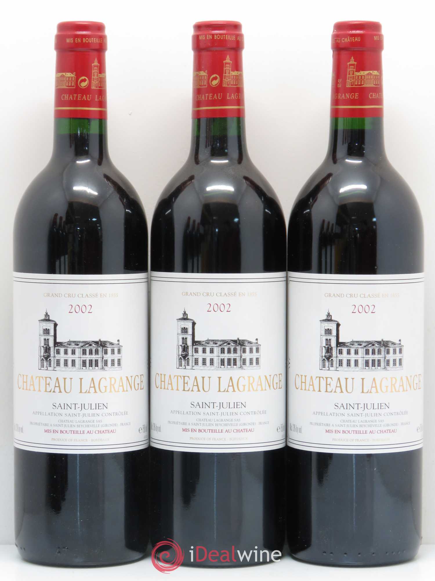 Château Lagrange 3ème Grand Cru Classé 2002 - Lot de 12 bouteilles - 1