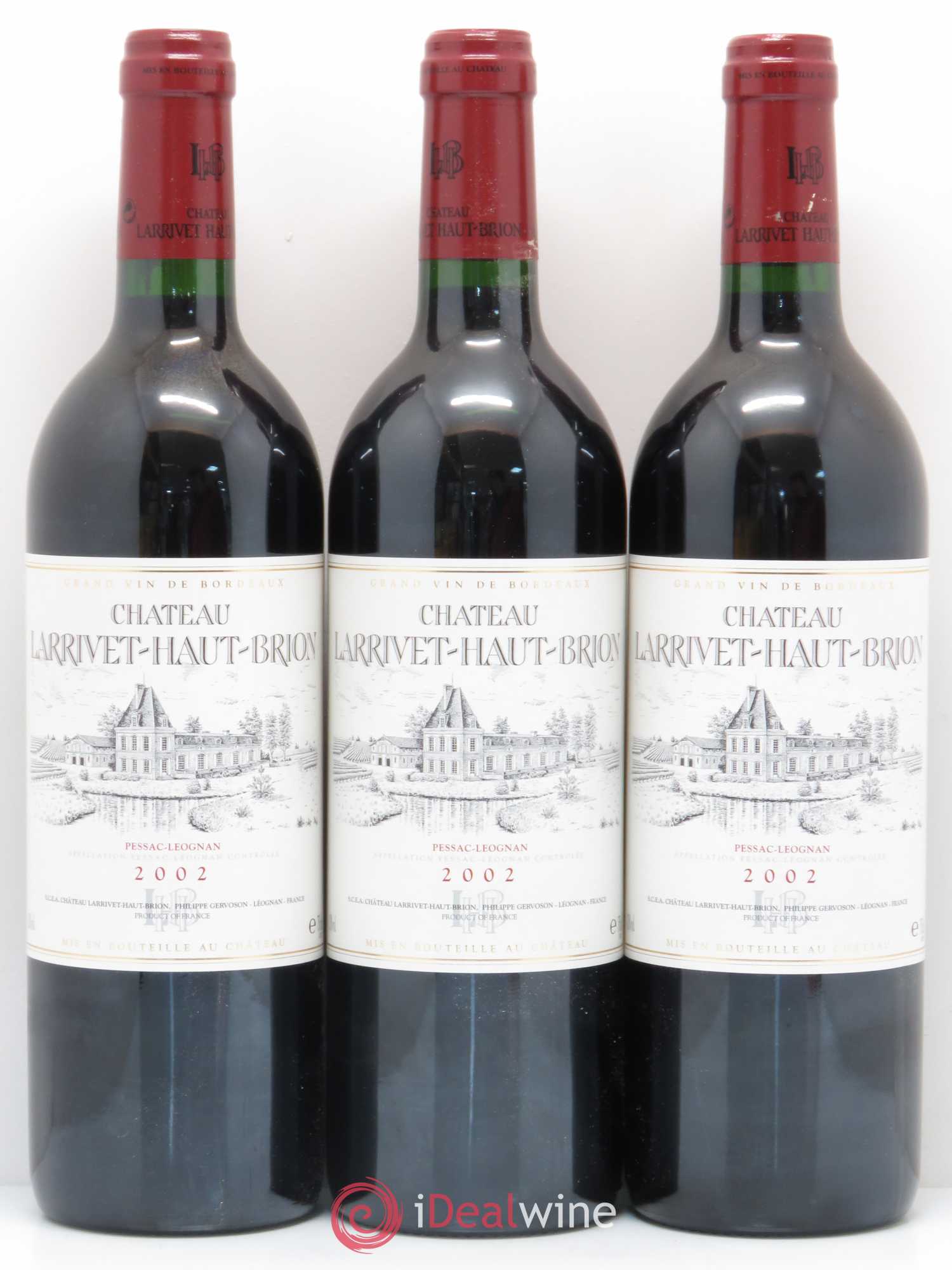Château Larrivet Haut-Brion 2002 - Lot de 12 bouteilles - 4