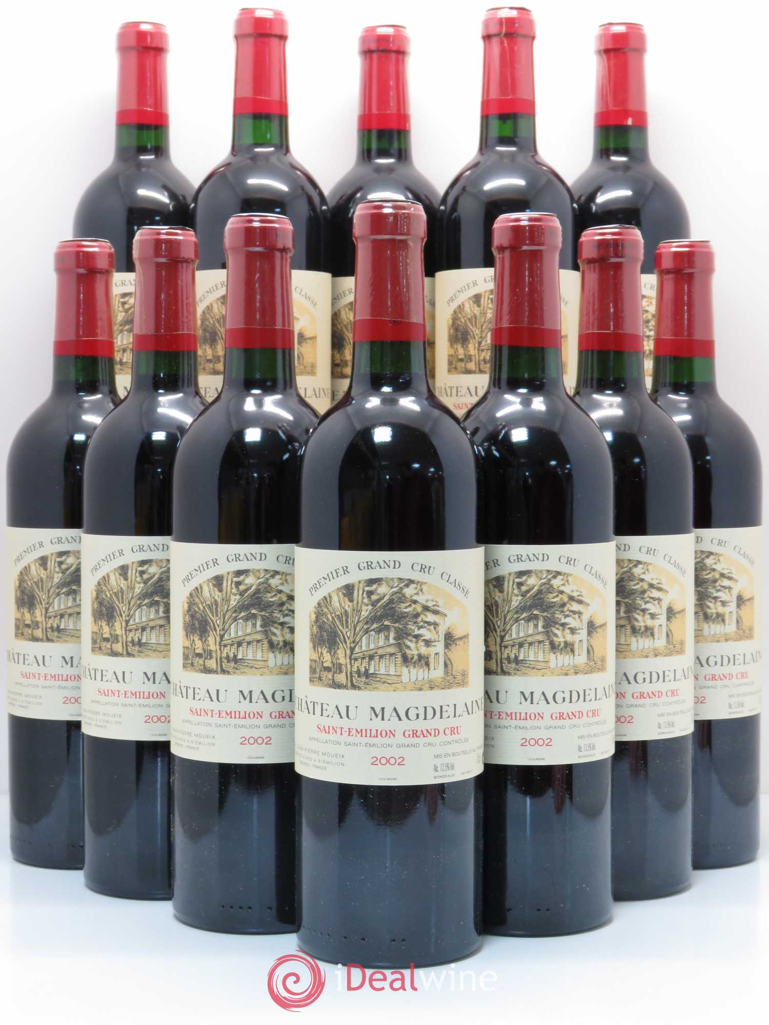 Château Magdelaine 2002 - Lot de 12 bouteilles - 0