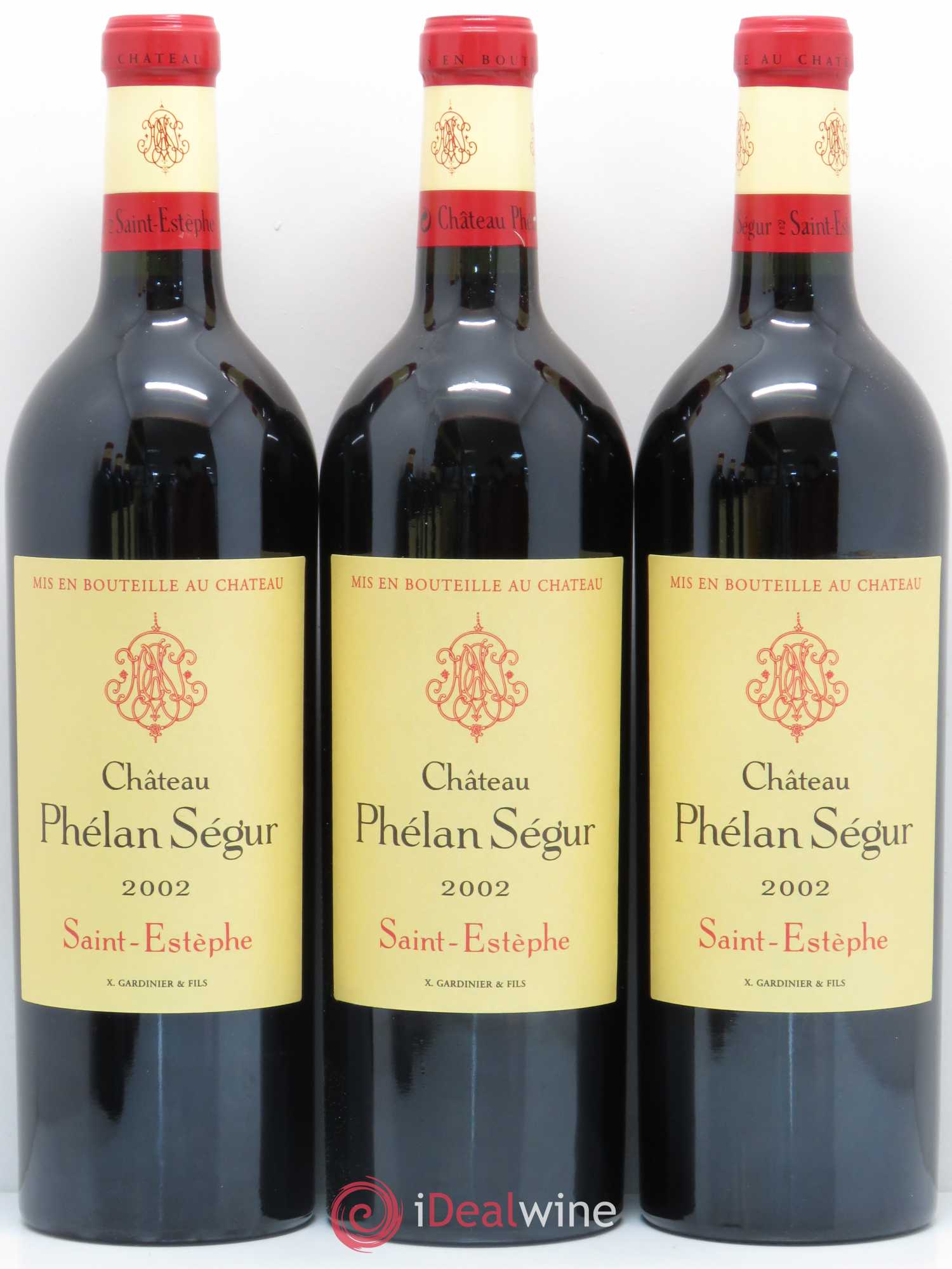 Château Phélan Ségur 2002 - Lot de 12 bouteilles - 1