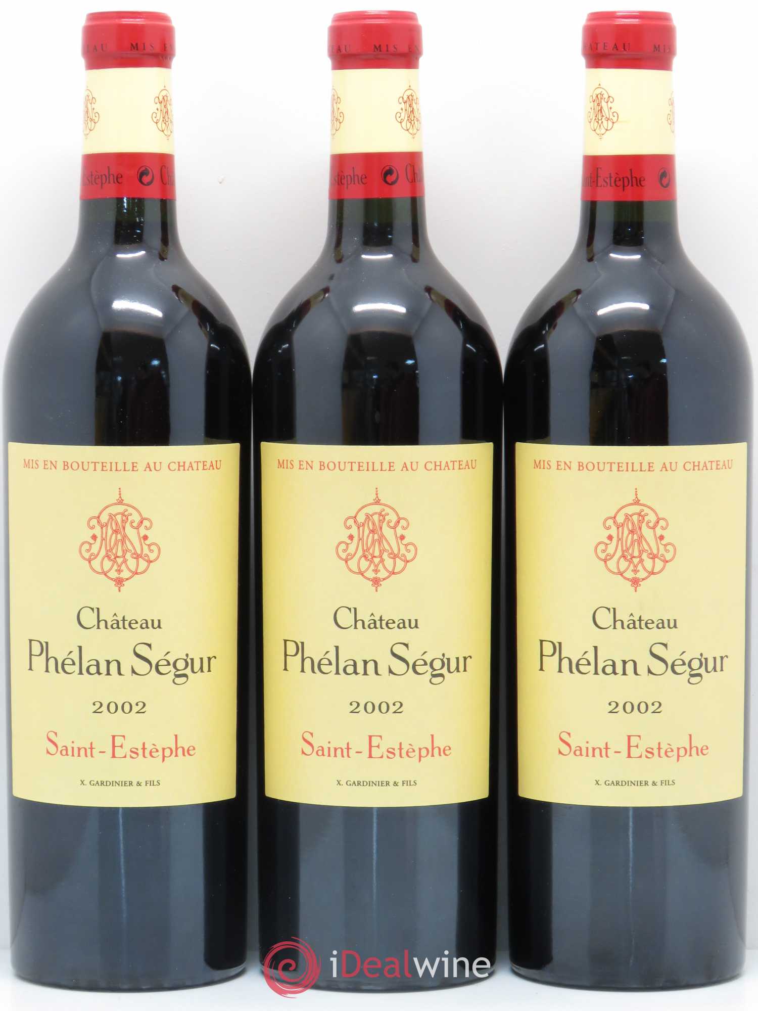 Château Phélan Ségur 2002 - Lot de 12 bouteilles - 2